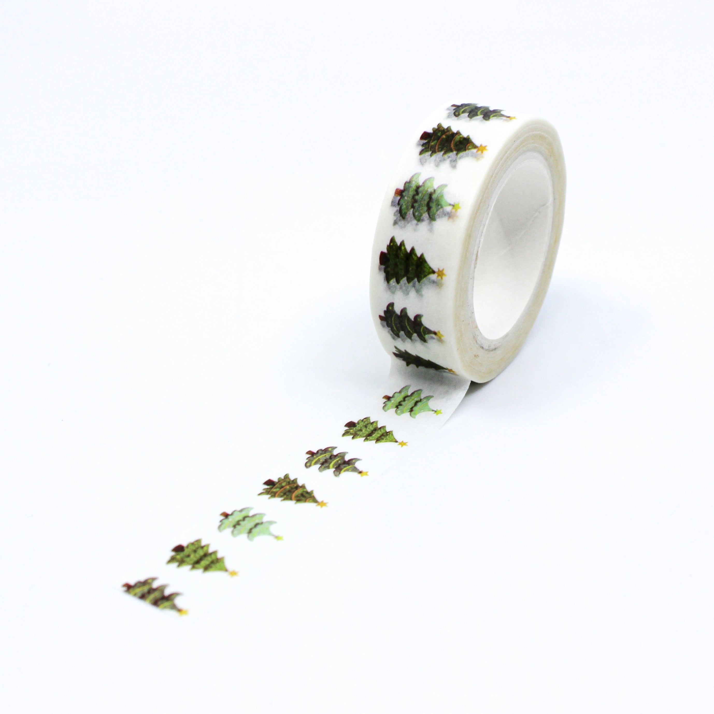 Simple and cute Christmas Tree Washi tape for your holiday projects from BBB Supplies Craft Shop.