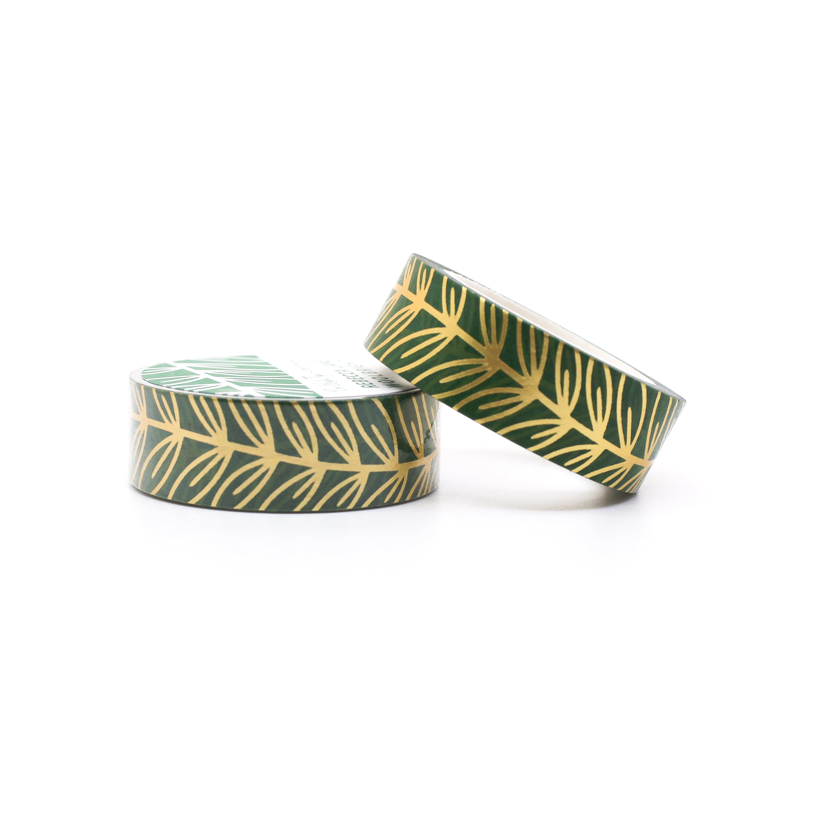 This is a roll of green vines washi tapes from BBB Supplies Craft Shop
