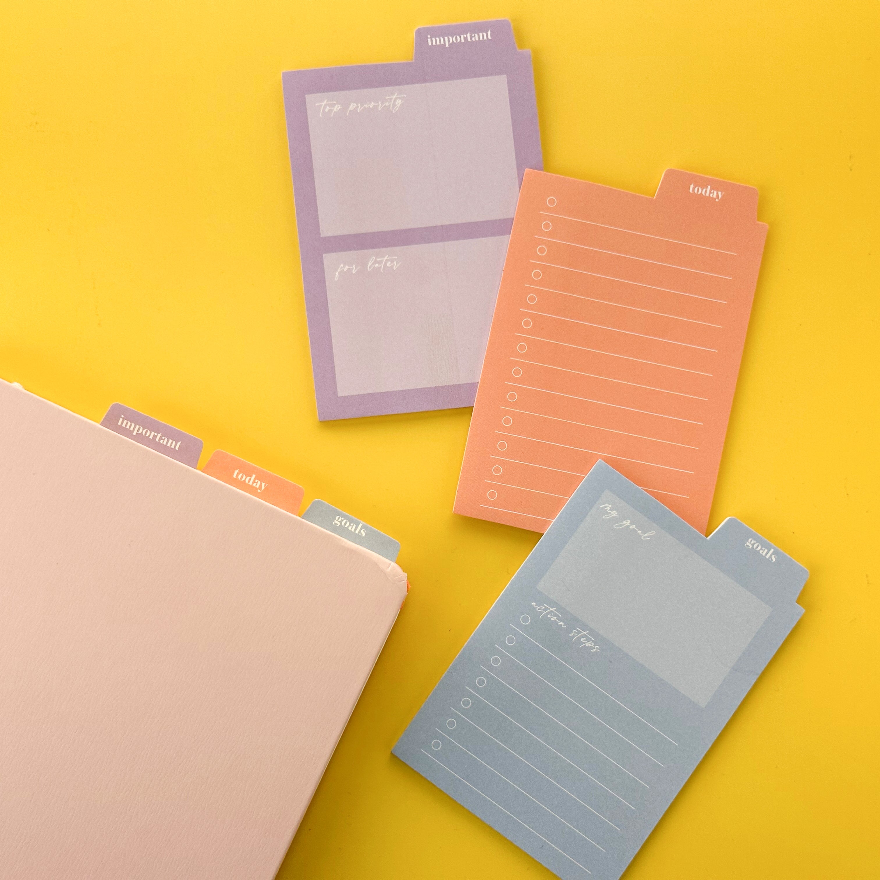Erin Condren Tabbed Sticky Note Pads at BBB Supplies Craft Shop. Make your listing making smart and easy with these ready made tab sticky notes.
