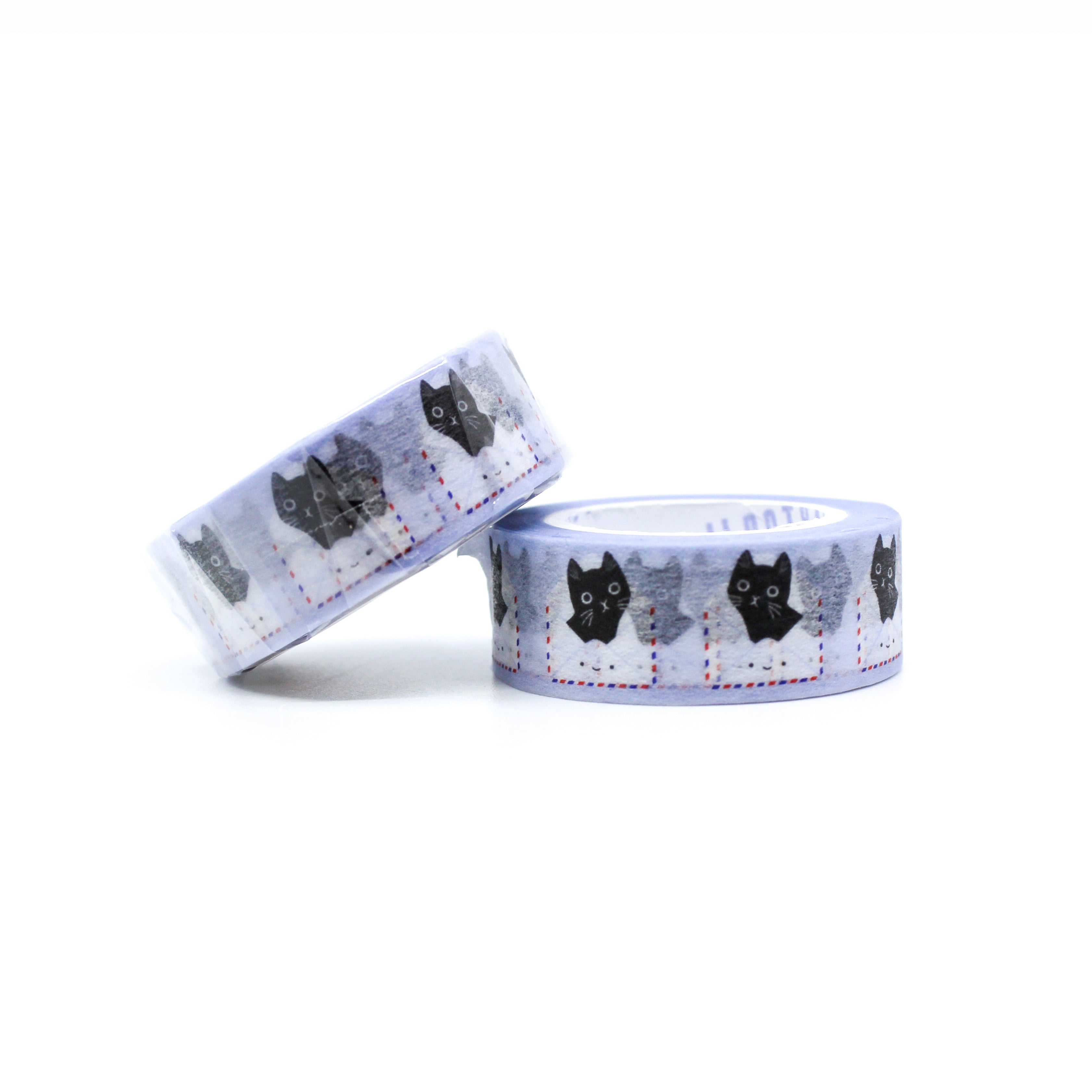 This is a roll of black cat and snail mail washi tapes from BBB Supplies Craft Shop
