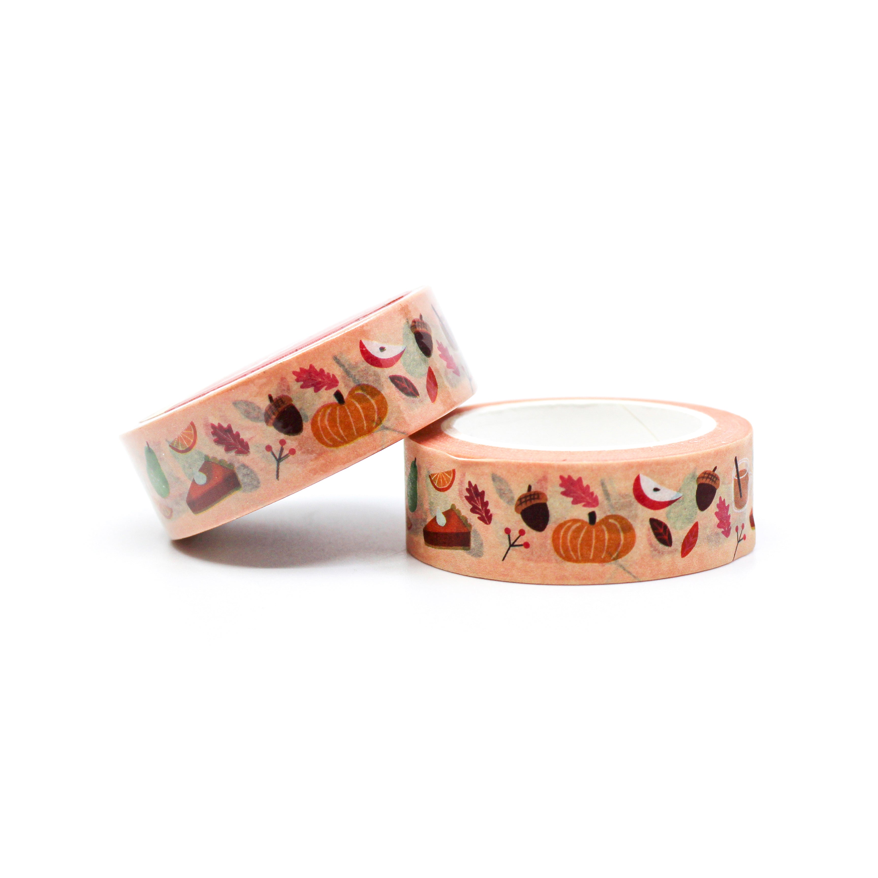 This is a roll of cute autumn thanksgiving washi tapes from BBB Supplies Craft Shop