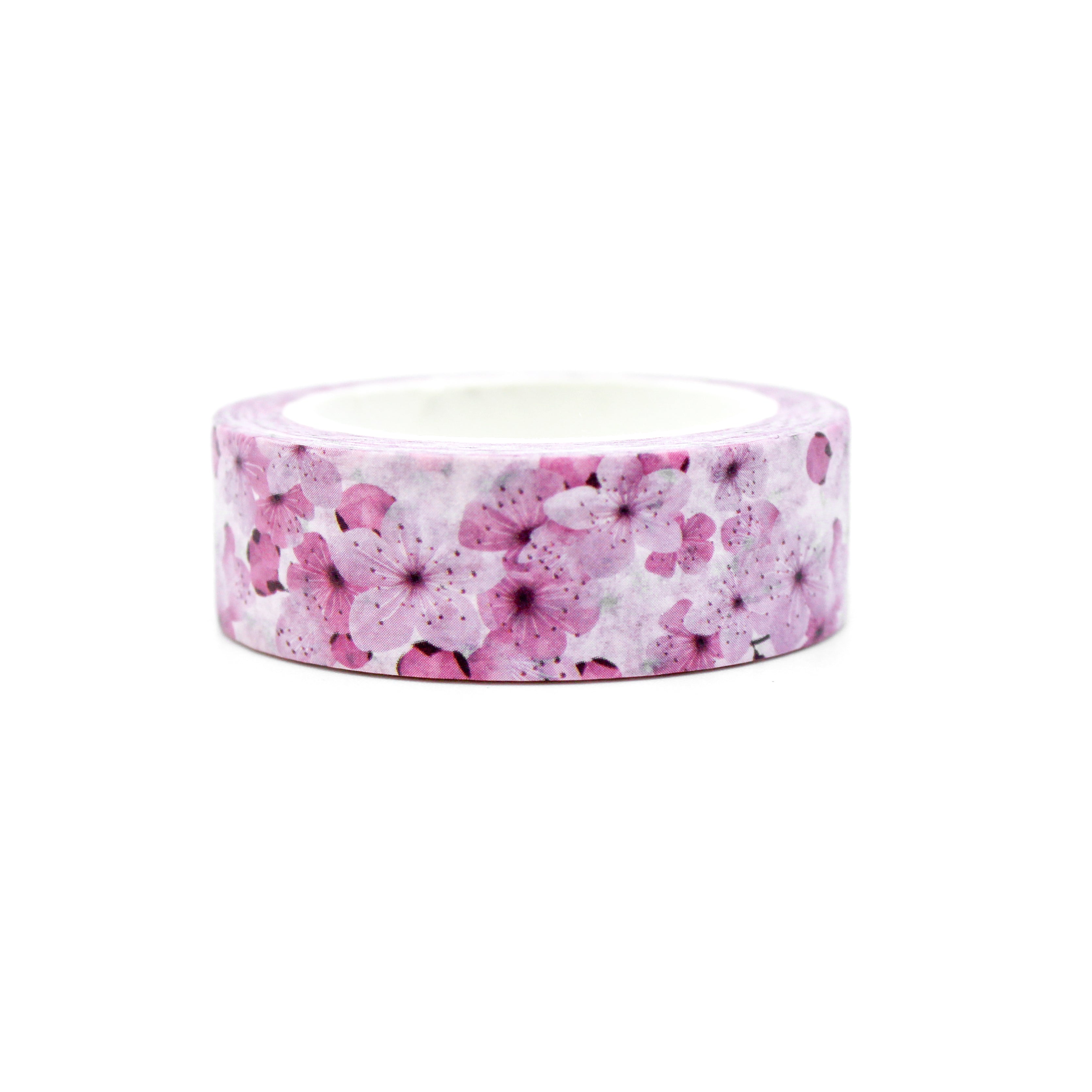 This a pretty view of cherry blossom floral collections pattern washi tape from BBB Supplies Craft Shop