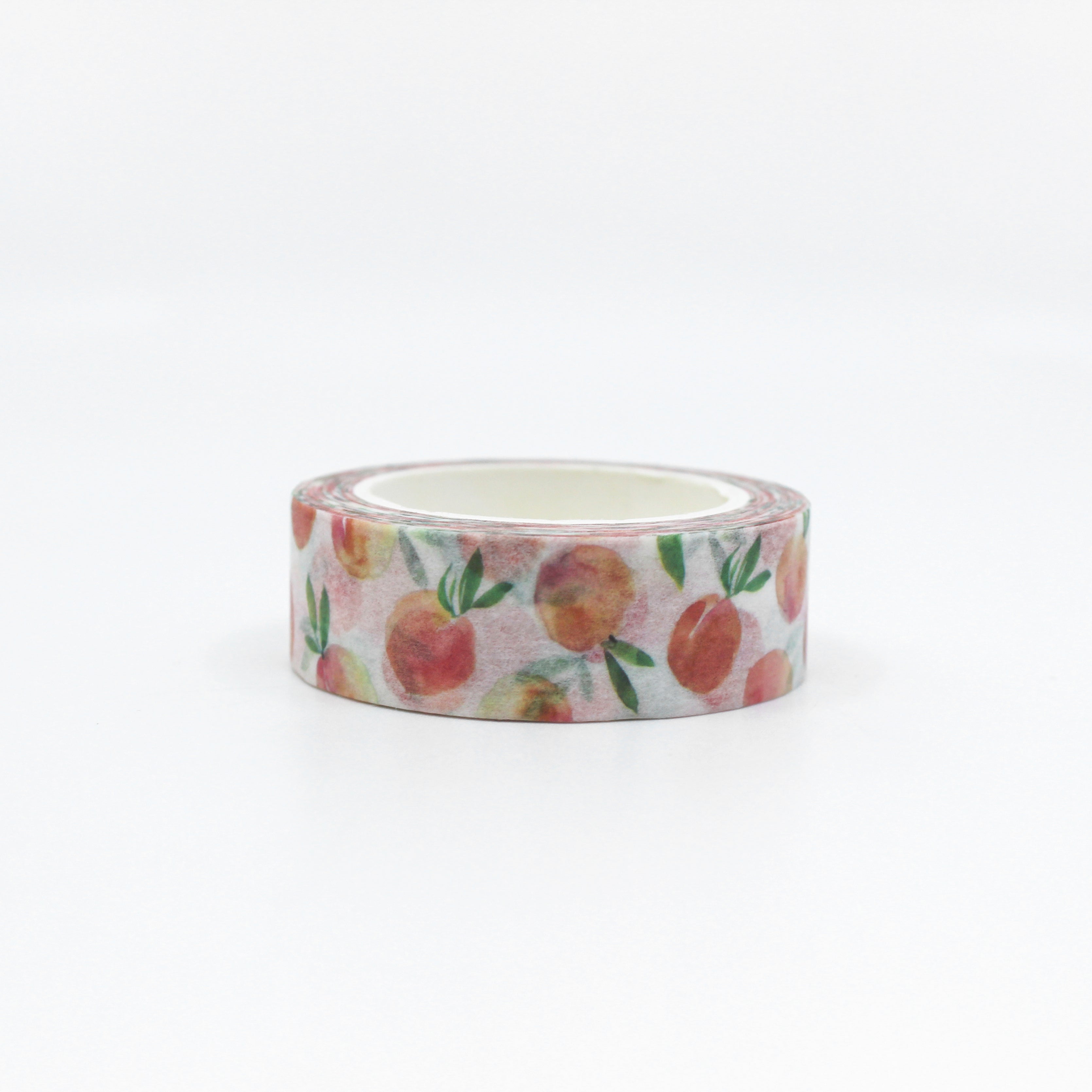This is a refreshing view of peach tropical fruit collections washi tape from BBB Supplies Craft Shop