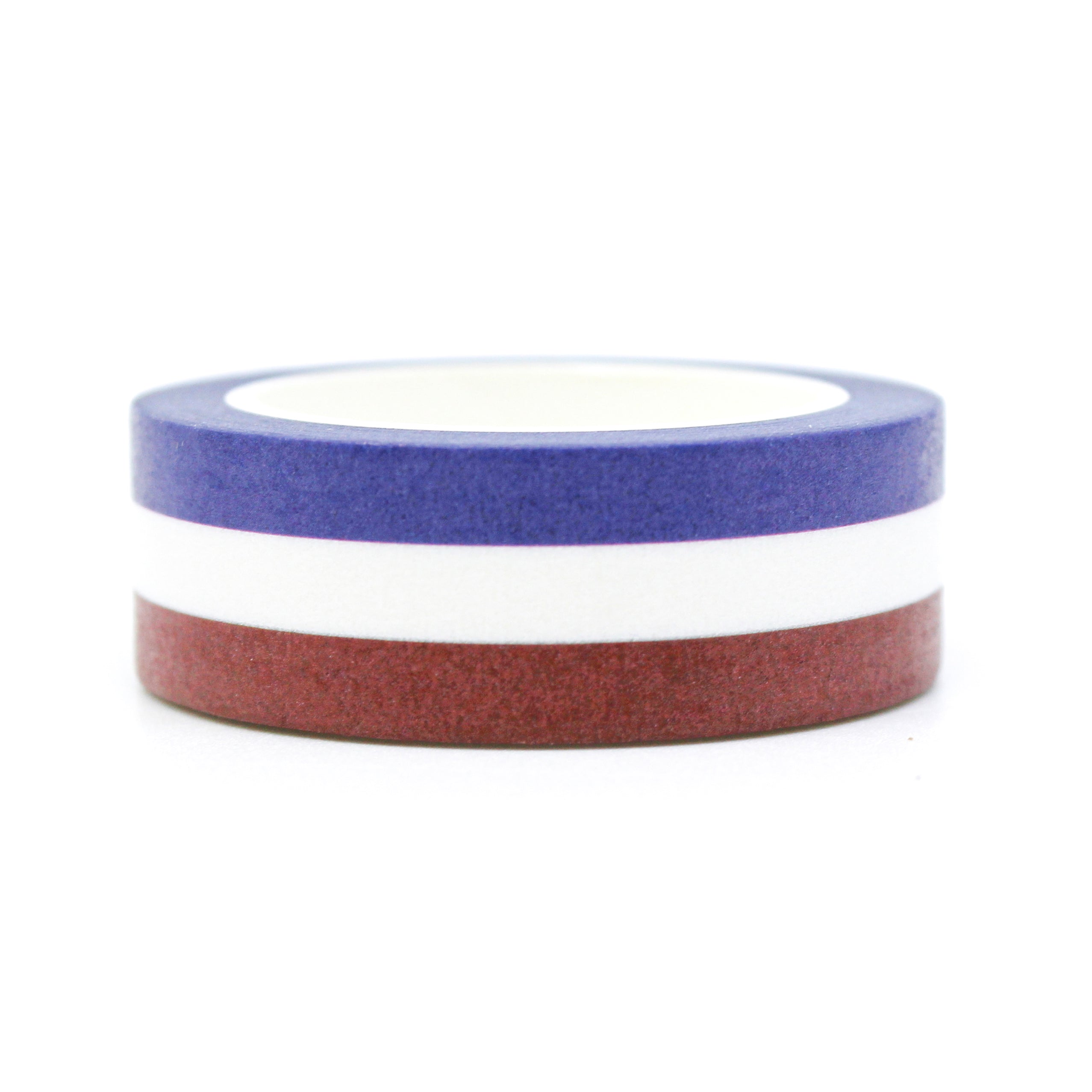 This is a cute fourth of July stripe pattern washi tape from BBB Supplies Craft Shop