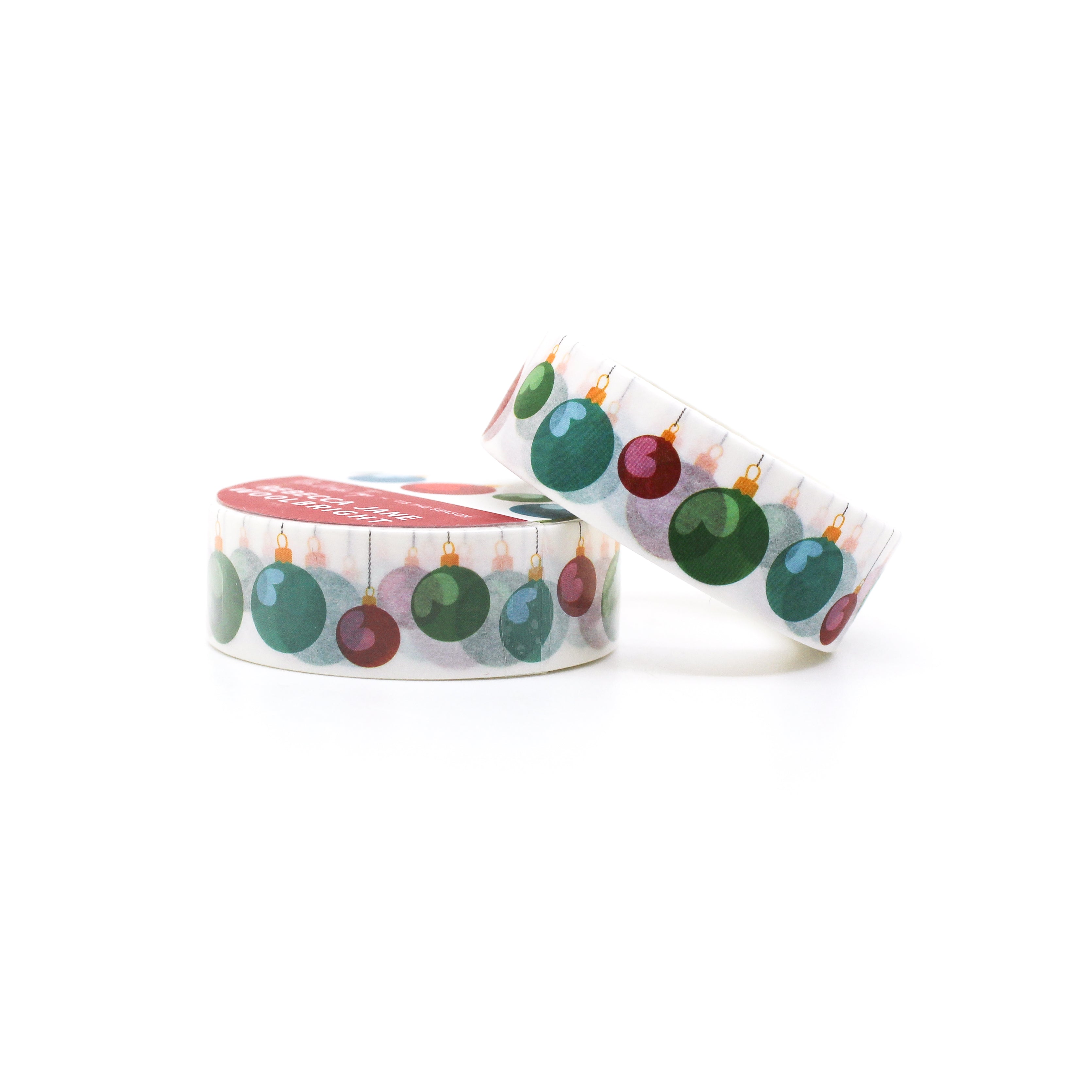 This is a roll of different design of ornaments washi tapes that are playful and reminiscent of Dr Suess's Whoville from BBB Supplies Craft Shop