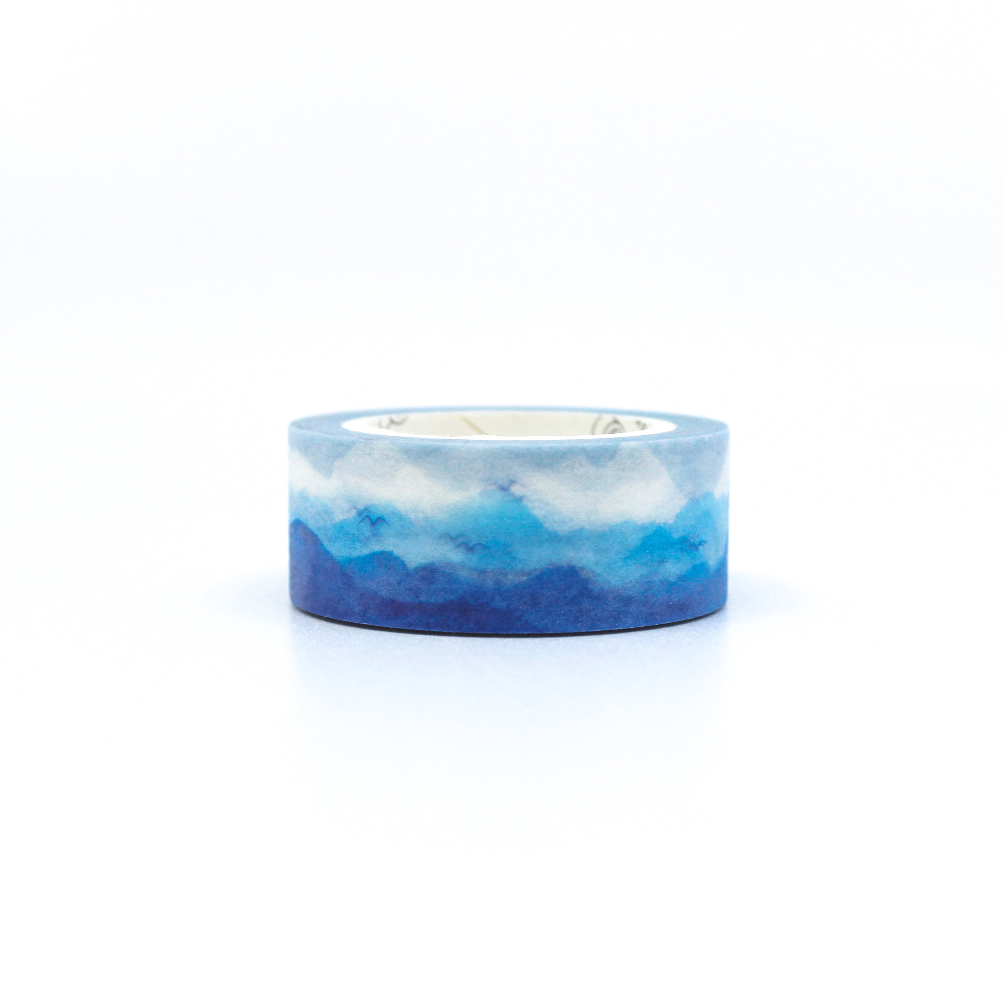 This is a nice scenery of blue snowy mountain escape washi tape from BBB Supplies Craft Shop