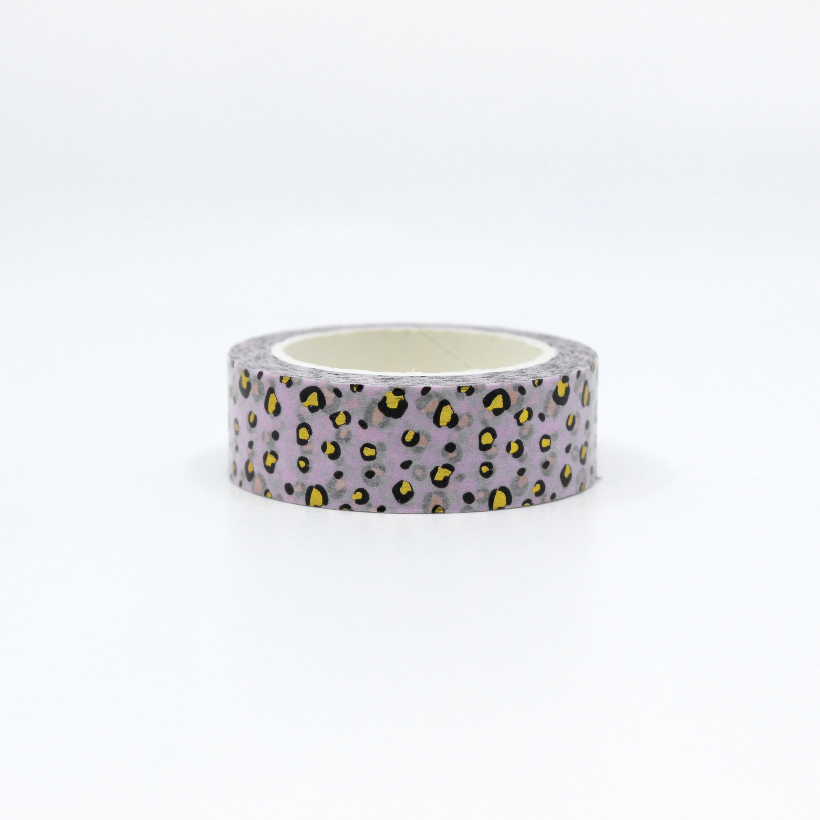 This is a cute pink gold leopard animal prints washi tapes from BBB Supplies Craft Shop