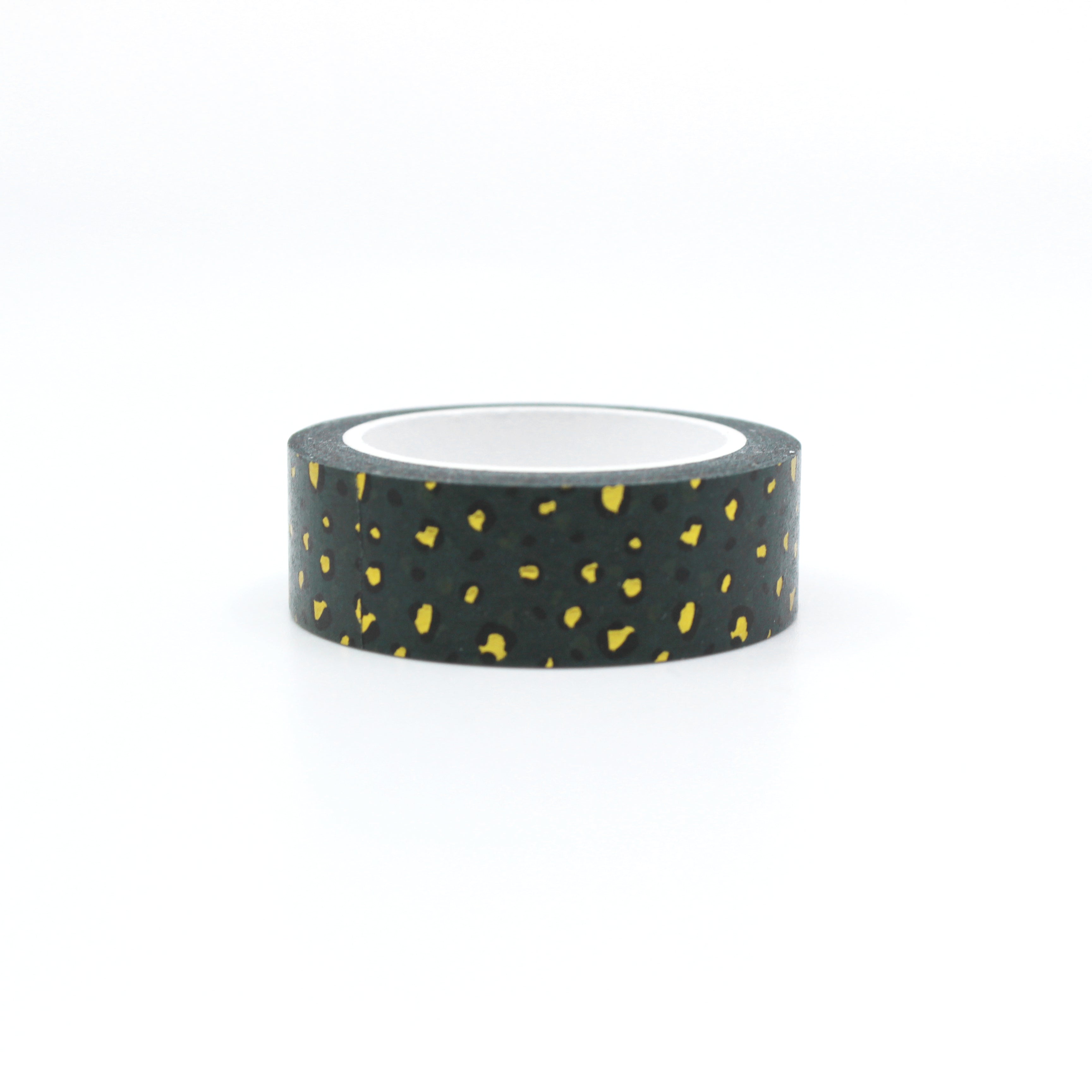 This is a cute green gold leopard animal prints washi tapes from BBB Supplies Craft Shop