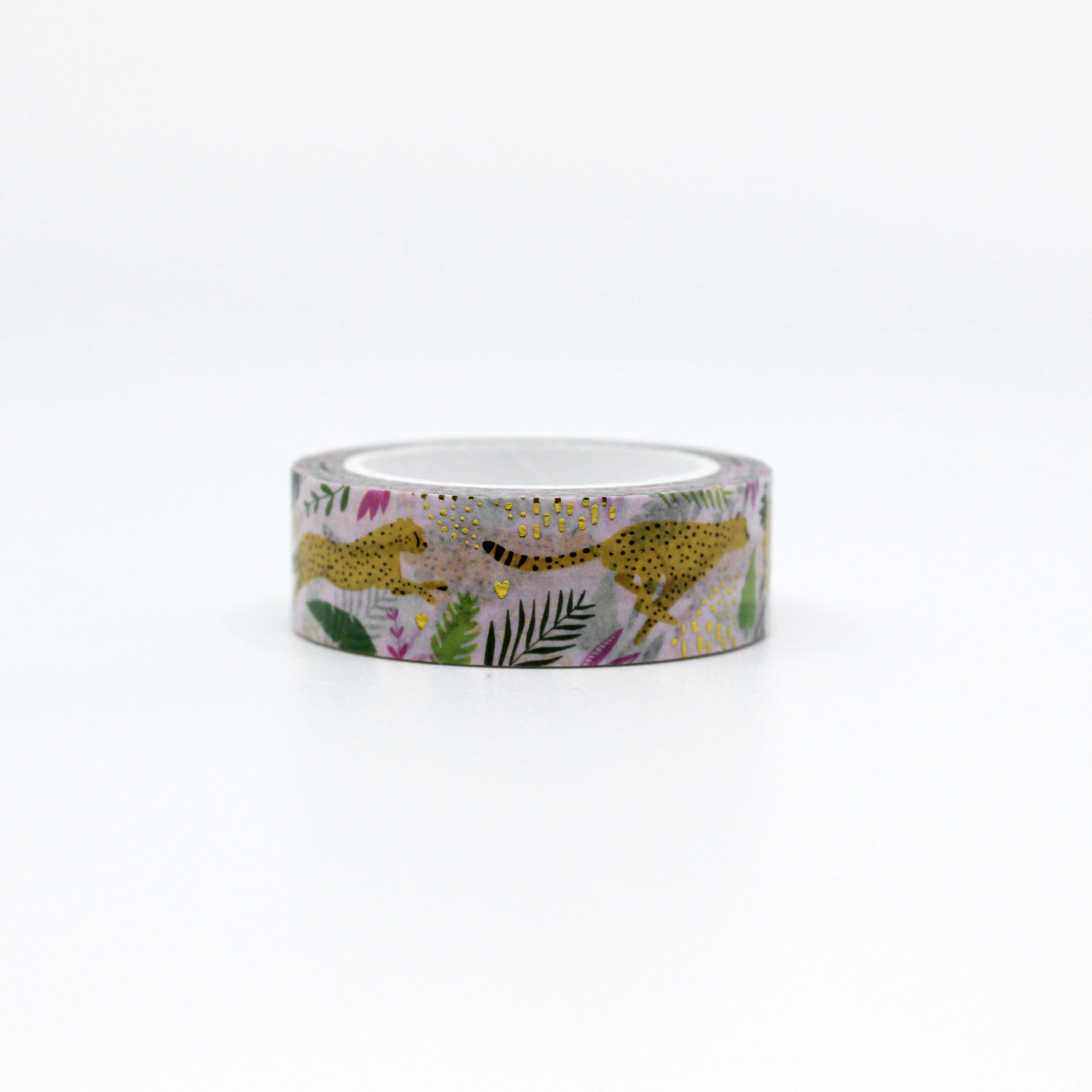 This is a cute running leopard animal prints washi tapes from BBB Supplies Craft Shop