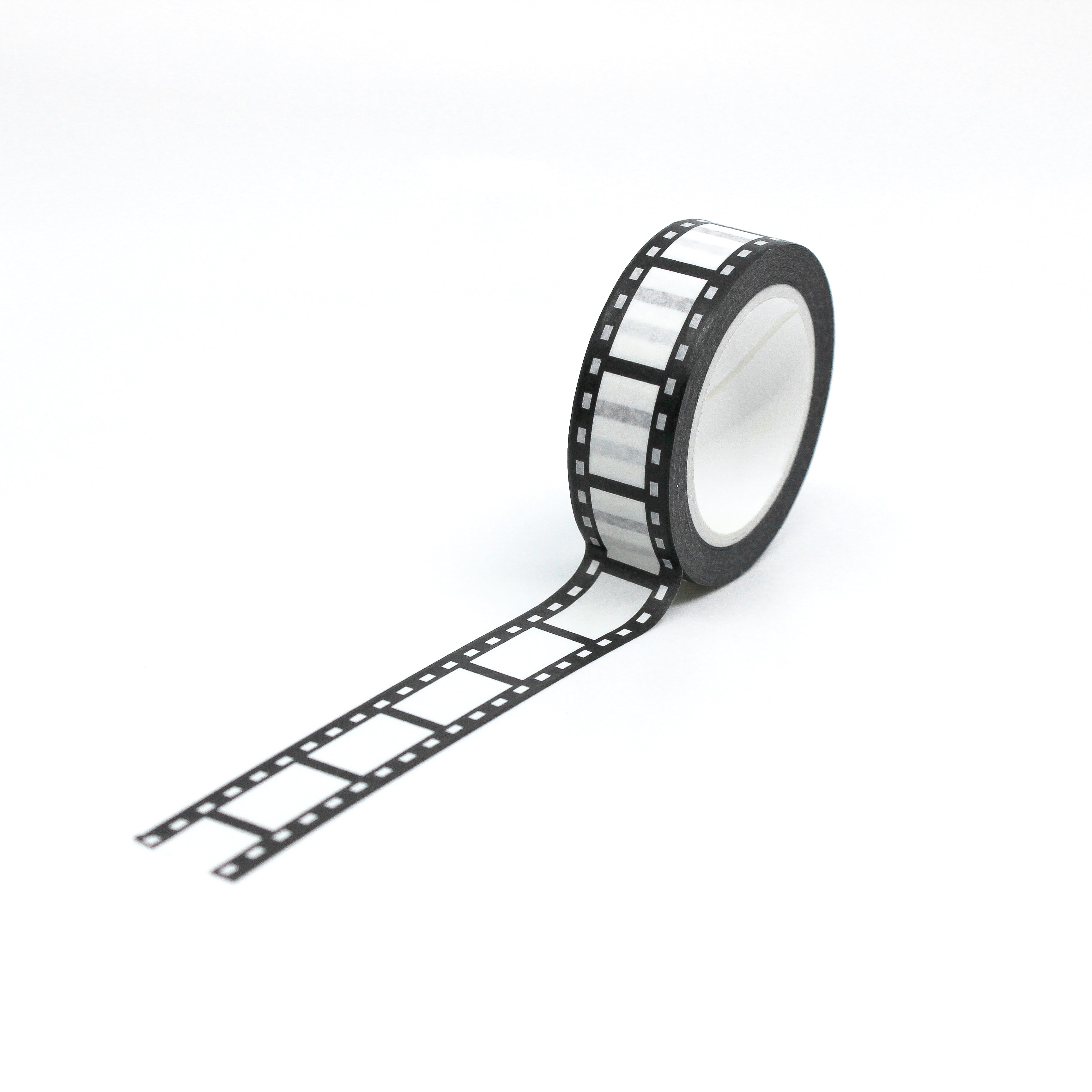 This black and white film strip washi tape is perfect for your bullet journal, planner or craft project. This tape is sold at BBB Supplies Craft Shop.