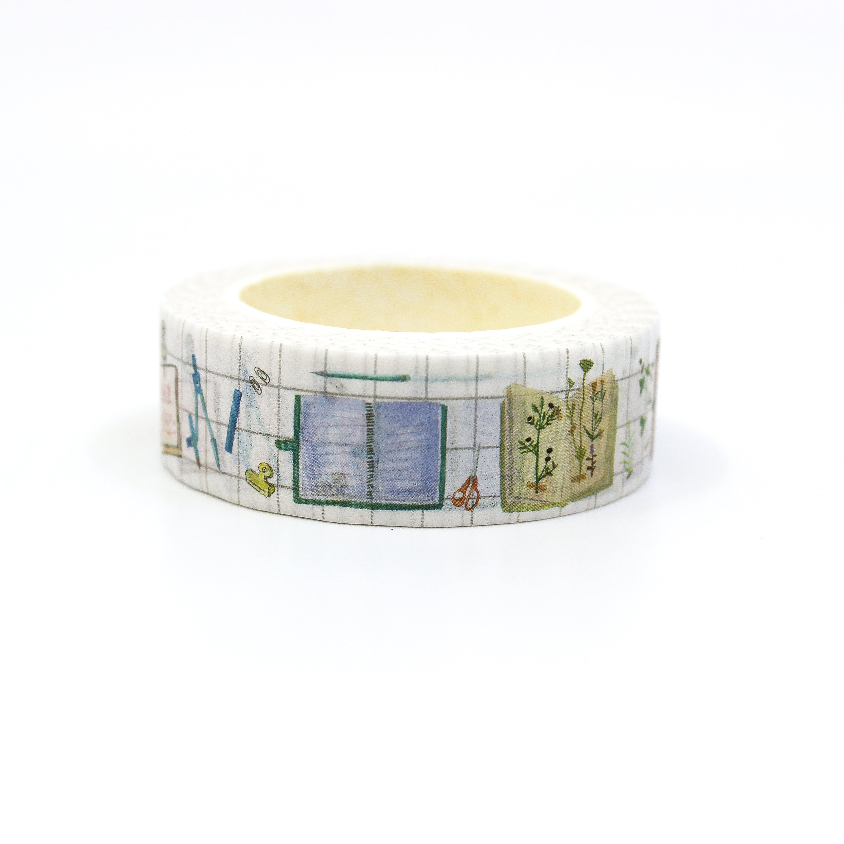 This is a adorable planner pattern themed view of washi tapes from BBB Supplies Craft Shop