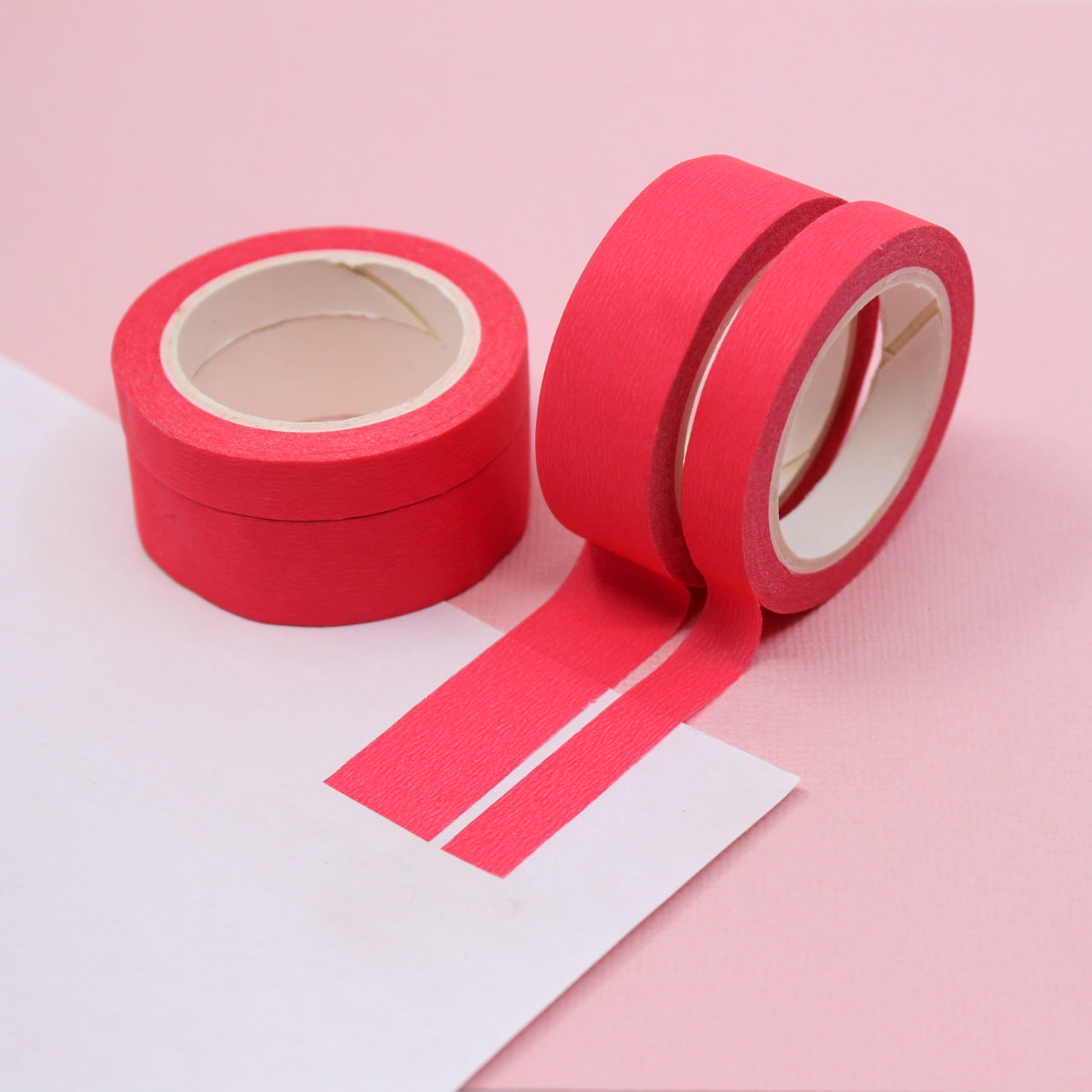 Thinp 4 Rolls Double Sided Tape for Crafts, 8mm Double Sided Adhesive Tape  Sticky Tape Craft Tape Art Tape for Scrapbooking Card Making Gift Wrapping