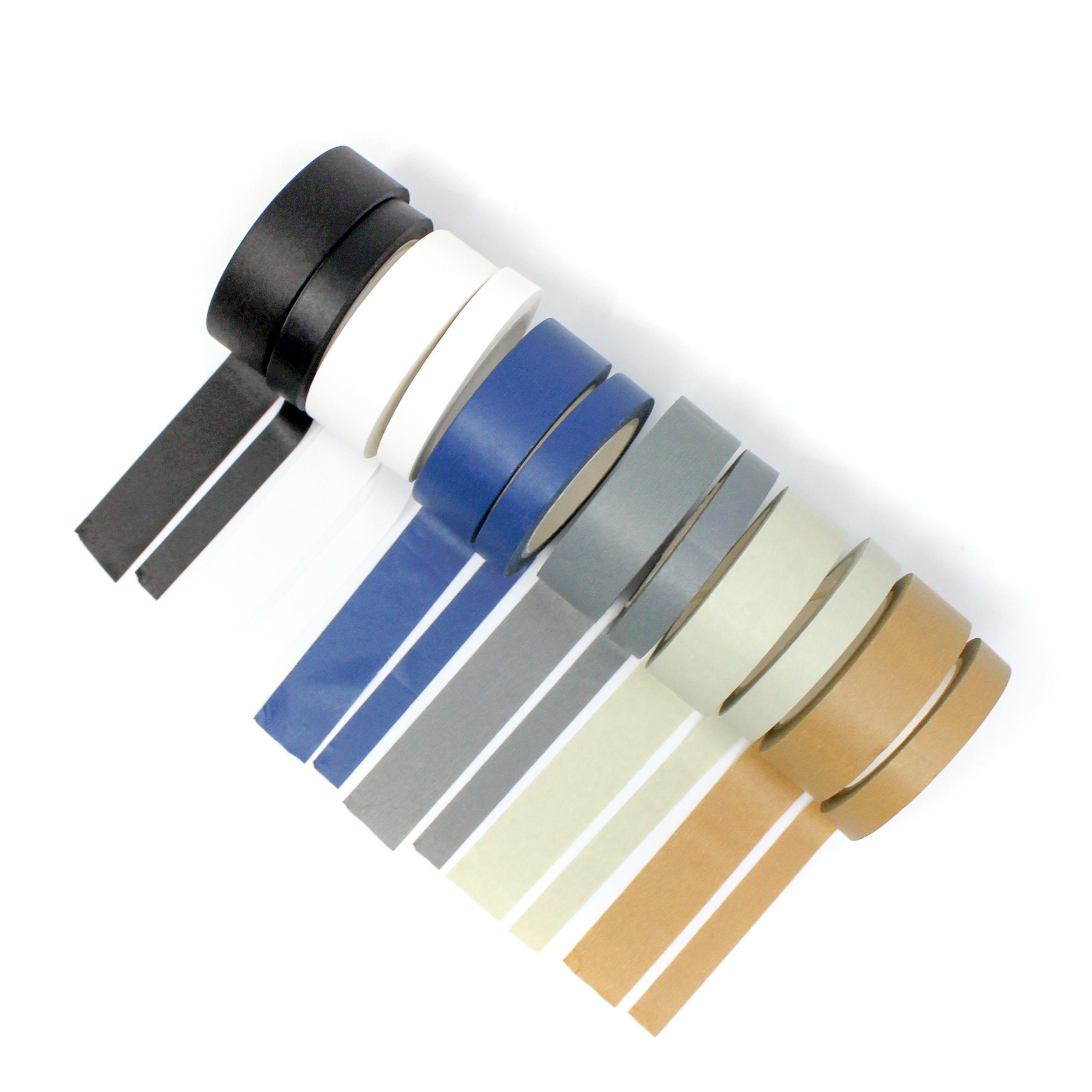 This neutral warm grey solid washi tape is vibrant and fun. This washi tape is part of our solid neon thick-thin matching duo washi collection. Find the perfect color for any project in BBB Supplies' thick-thin solids collection, from neon to neutral to pastel and more. This tape is sold at BBB Supplies Craft Shop.