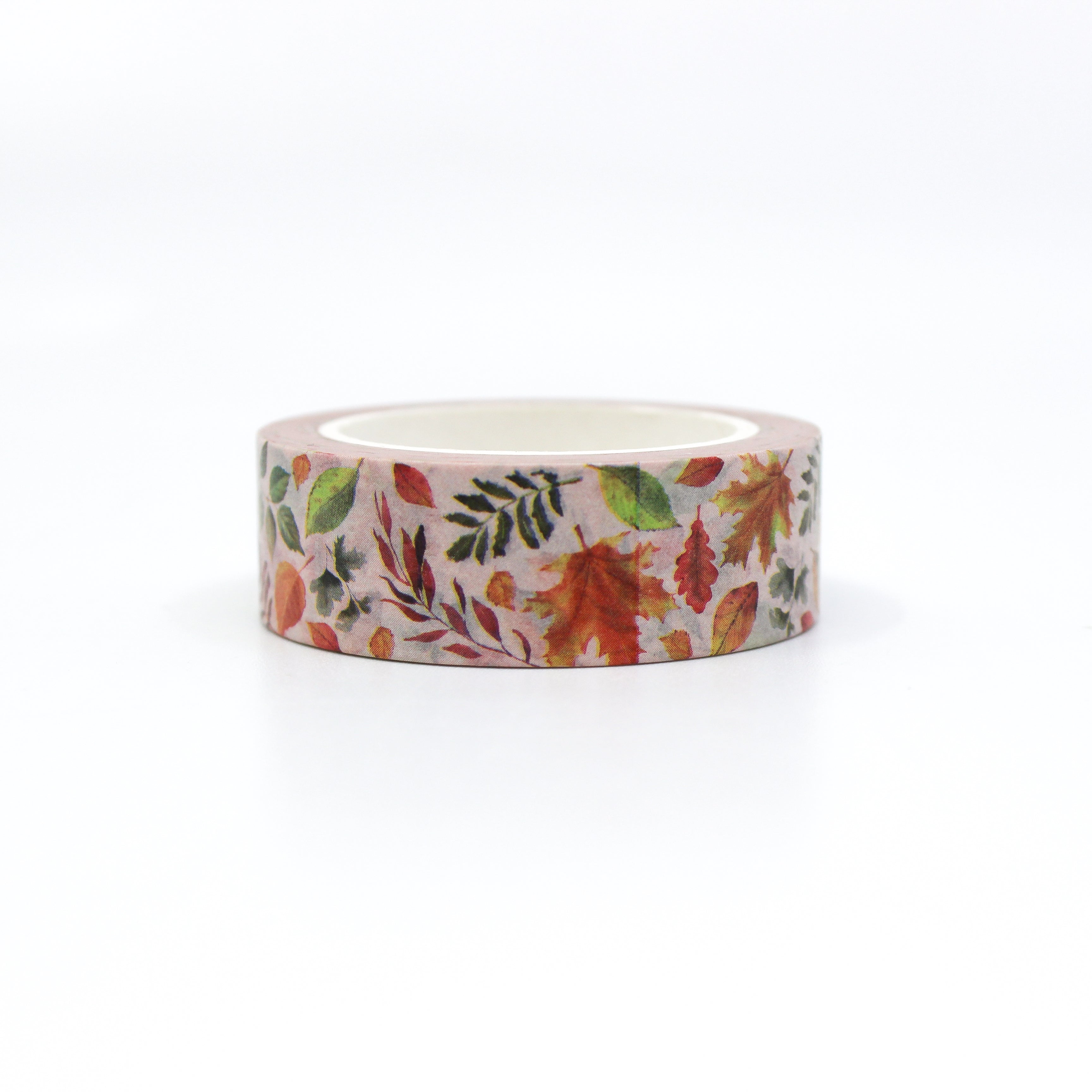 This is a pretty view of autumn multi leaves flowers themed fall colors washi tape from BBB Supplies Craft Shop
