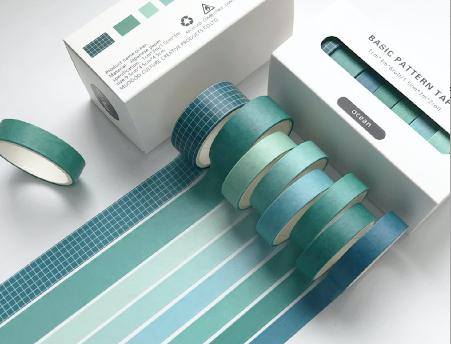 Color Coordinated Washi Tape Journaling Sets