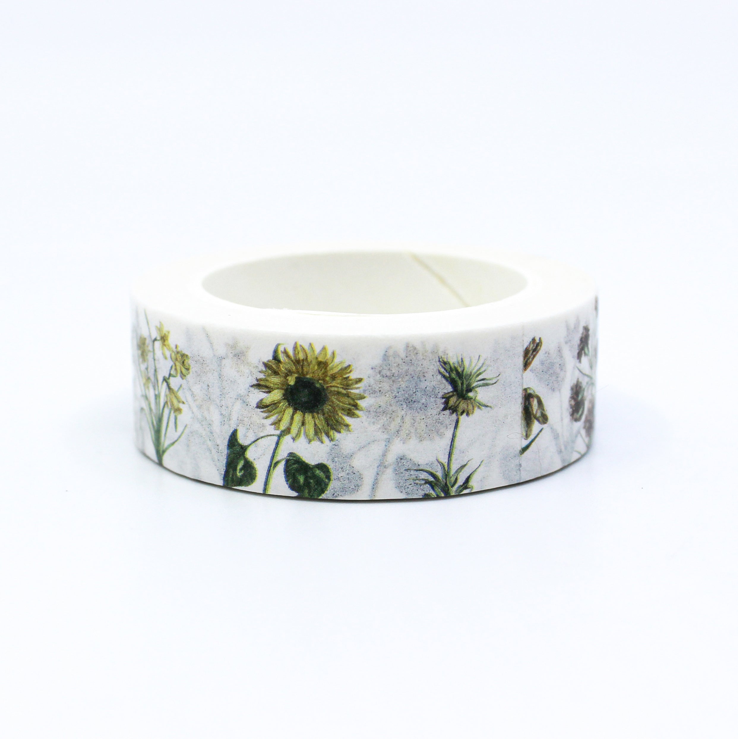 This is cute and simple botanical flowers washi tape from BBB Supplies Craft Shop