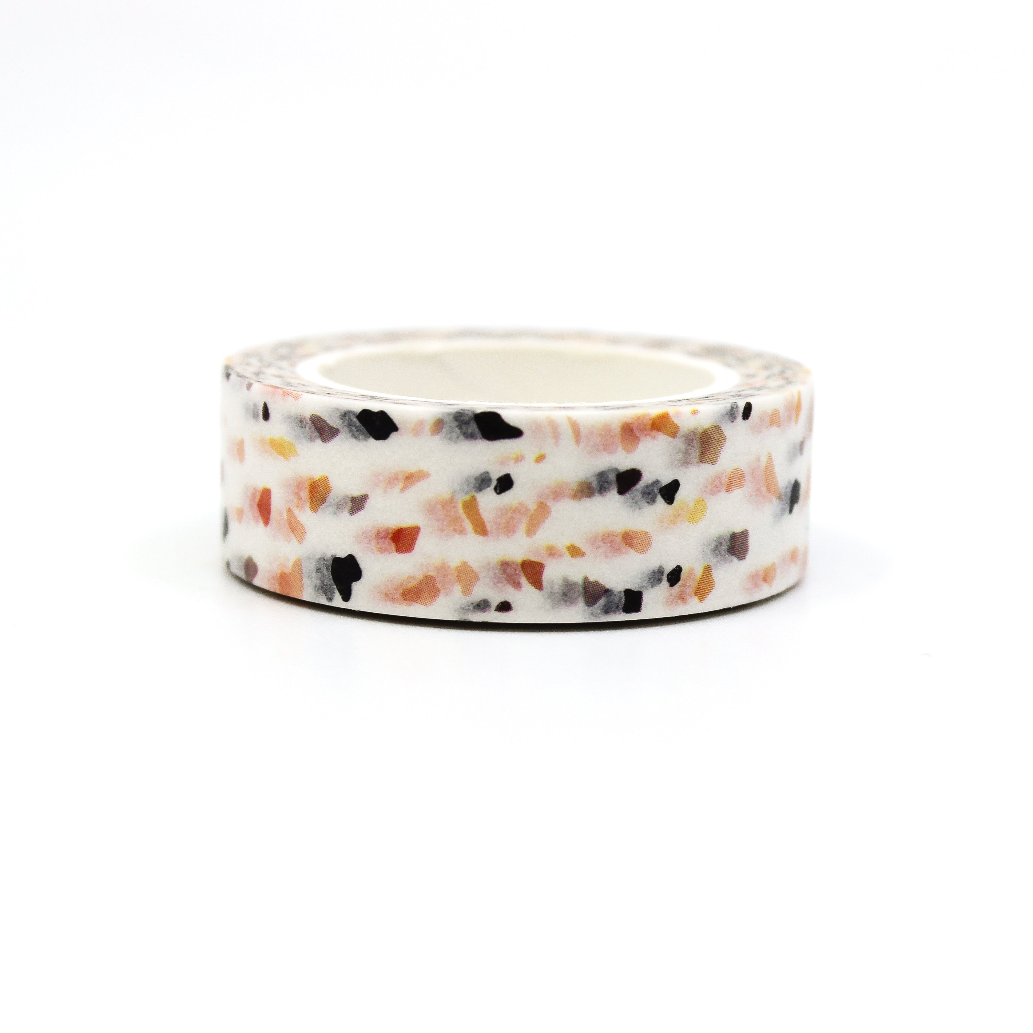 This is a roll of pink marble style washi tape from BBB Supplies Craft Shop