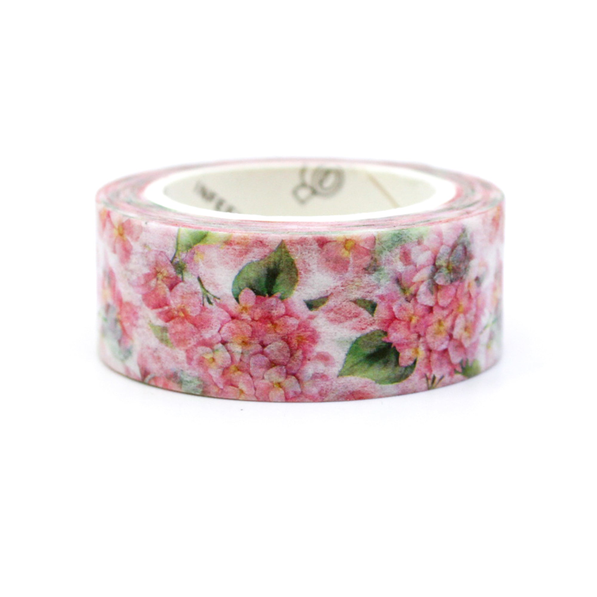 This pretty pink Hydrangea flower tape is a vibrant blooming floral pattern that is perfect for your BUJO and craft projects. Spring is in the air with this gorgeous tape. This tape is sold at BBB Supplies Craft Shop.