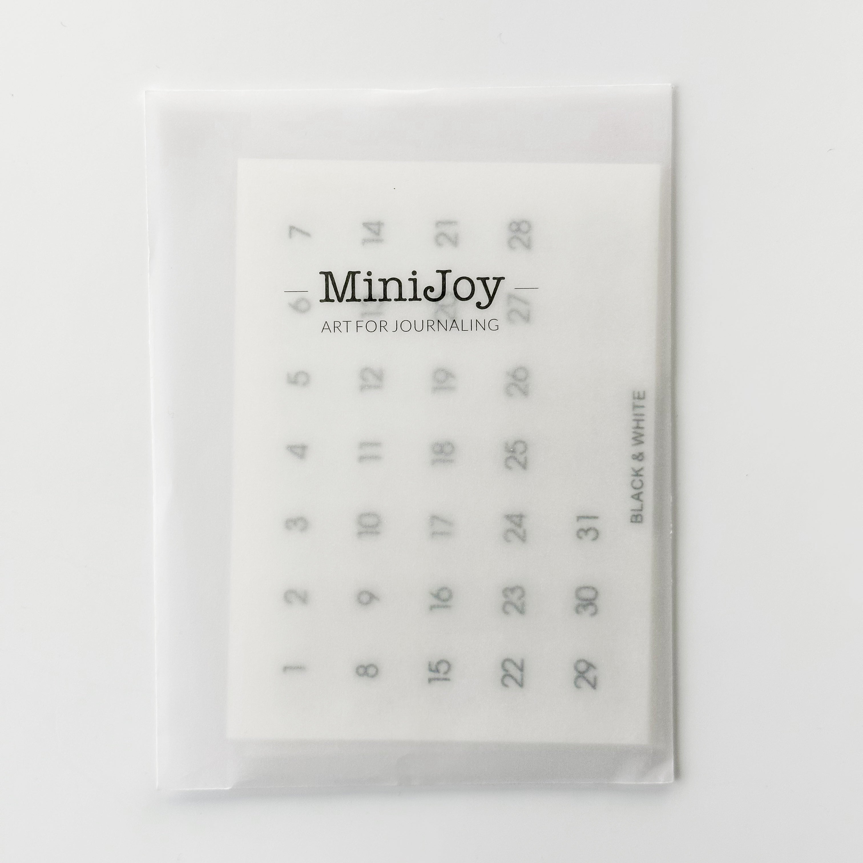These are dated stickers that will help you do your monthly BUJO spread with the days 1 through 31. These are sold at BBB Supplies Craft Shop.