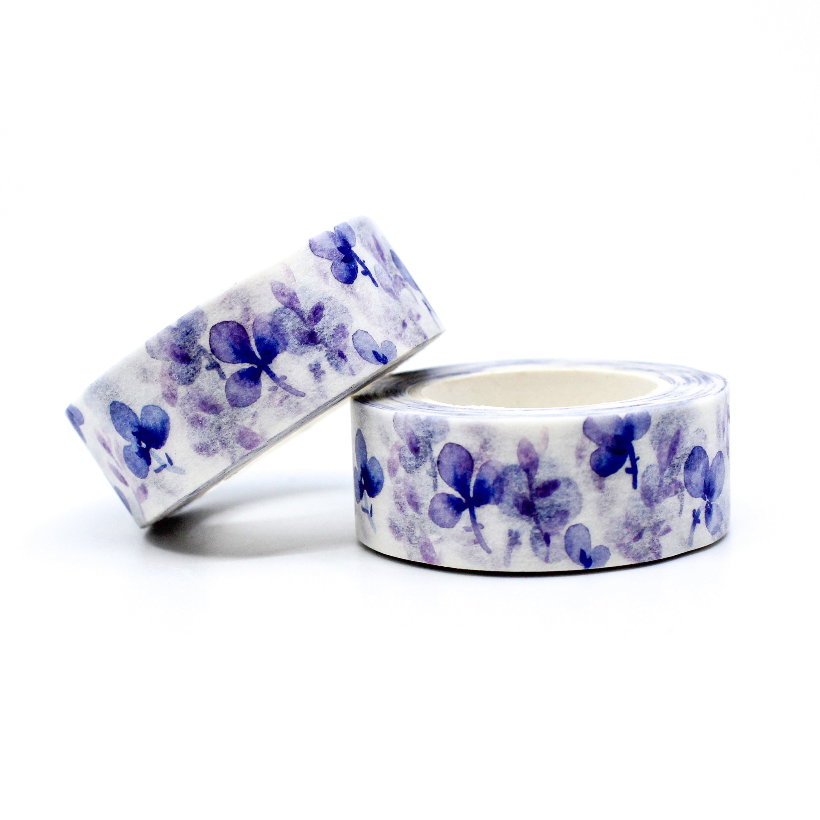 This a purple iris flowers washi tape for Journal Supplies, Scrapbooking washi tapes from BBB Supplies Craft Shop
