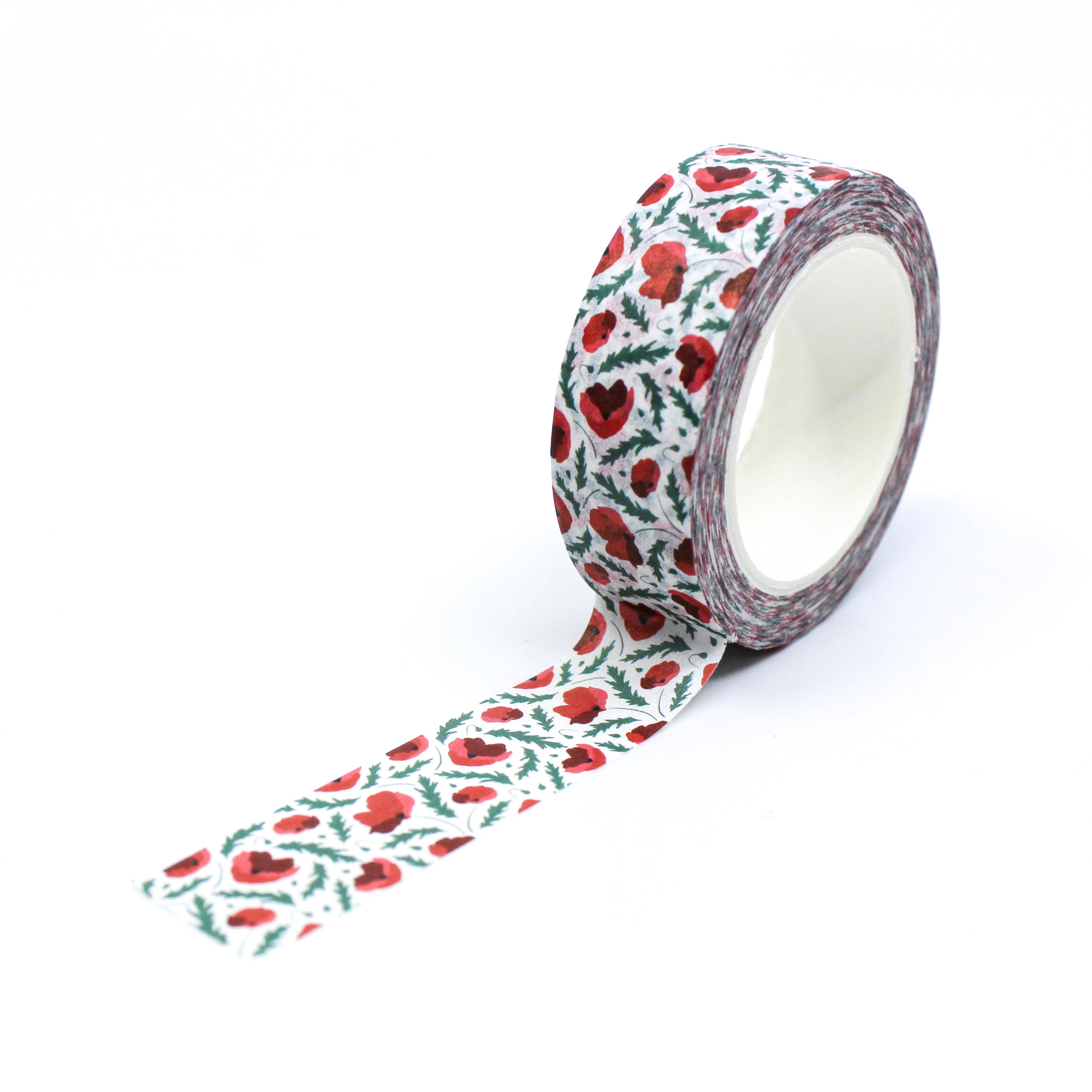 Beautiful Red Amaryllis Holiday Flower Washi Tape from BBB Supplies Craft Shop