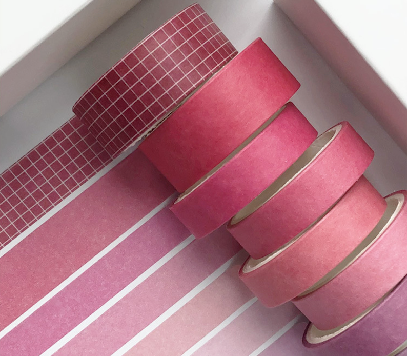 Color Coordinated Washi Tape Journaling Sets