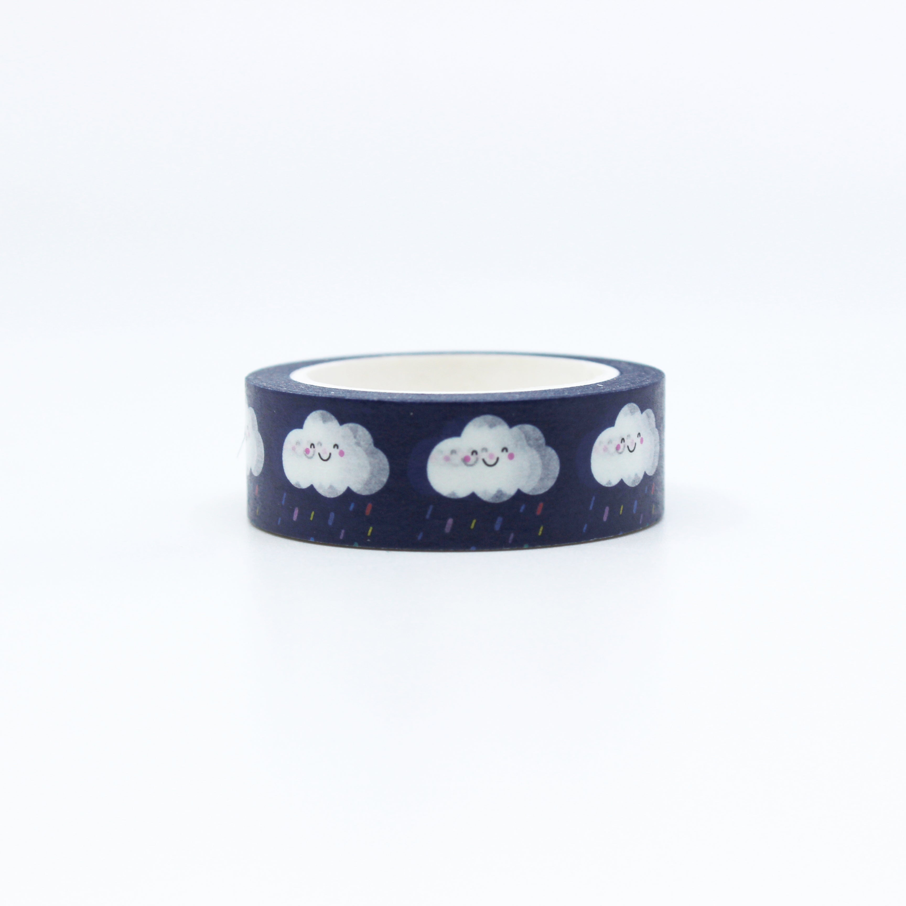 This is cute white clouds white washi tape from BBB Supplies Craft Shop