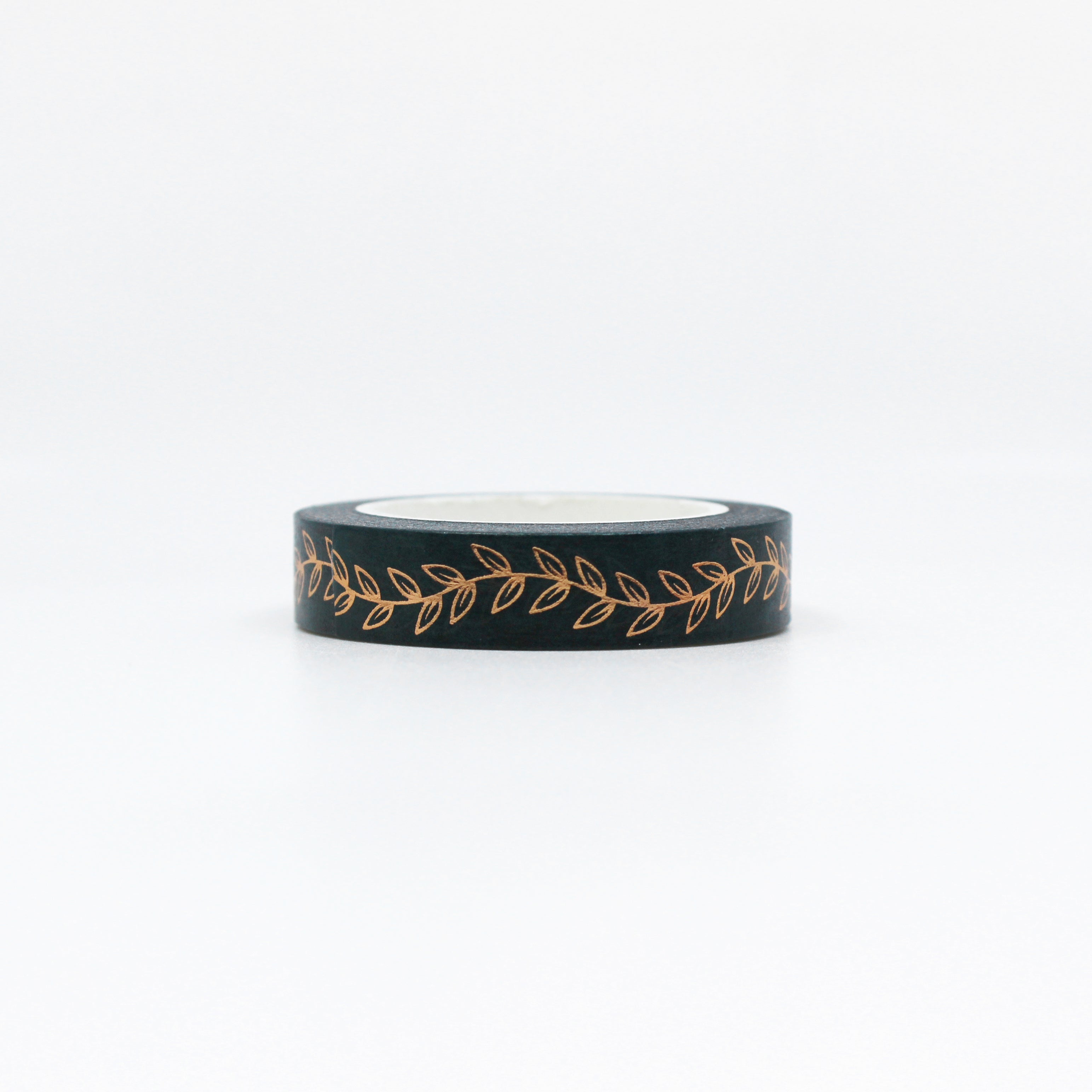 This is a cute green gold foil sprig Grecian leaf vine washi tapes from BBB Supplies Craft Shop
