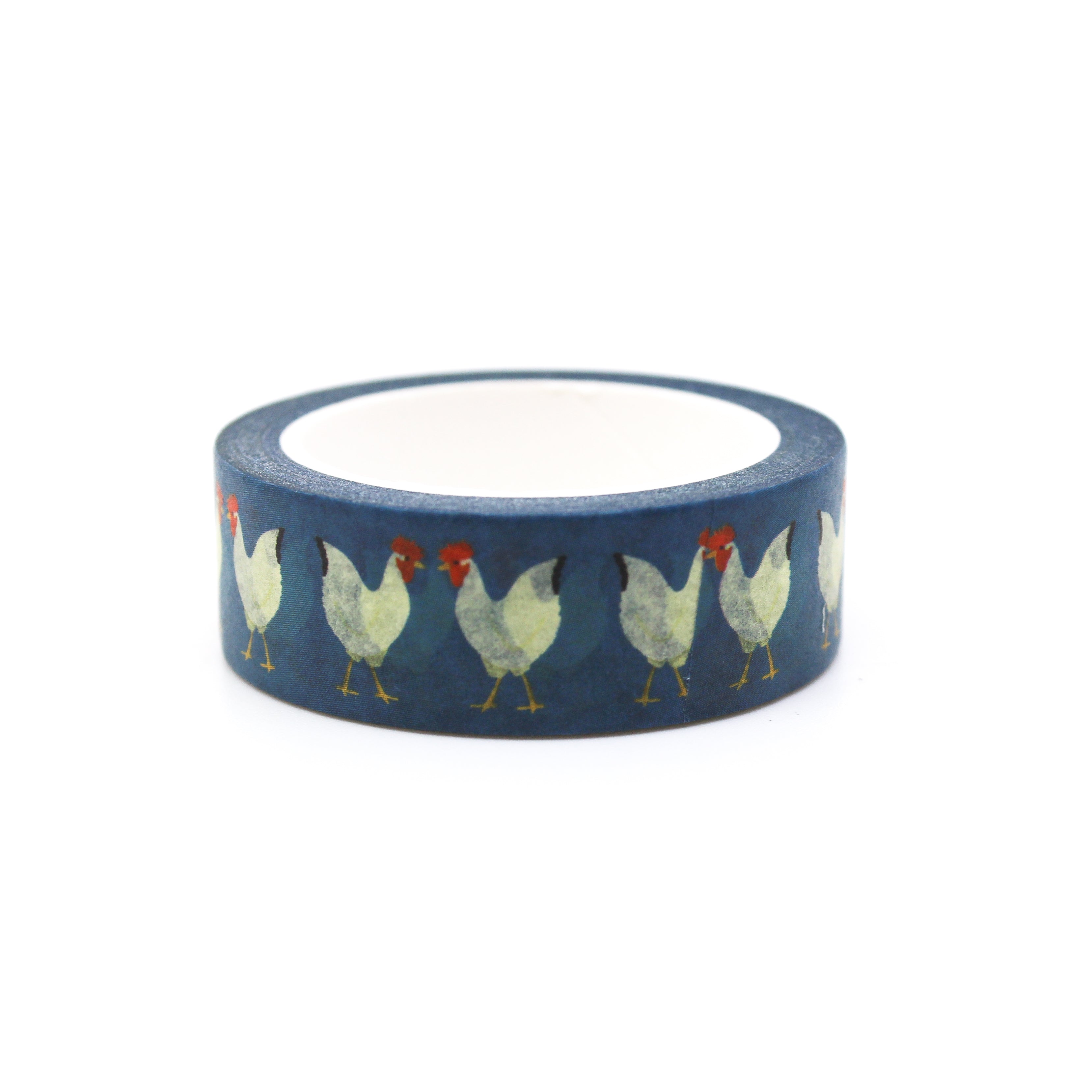 This is a farm chicken animal washi tape from BBB Supplies Craft Shop