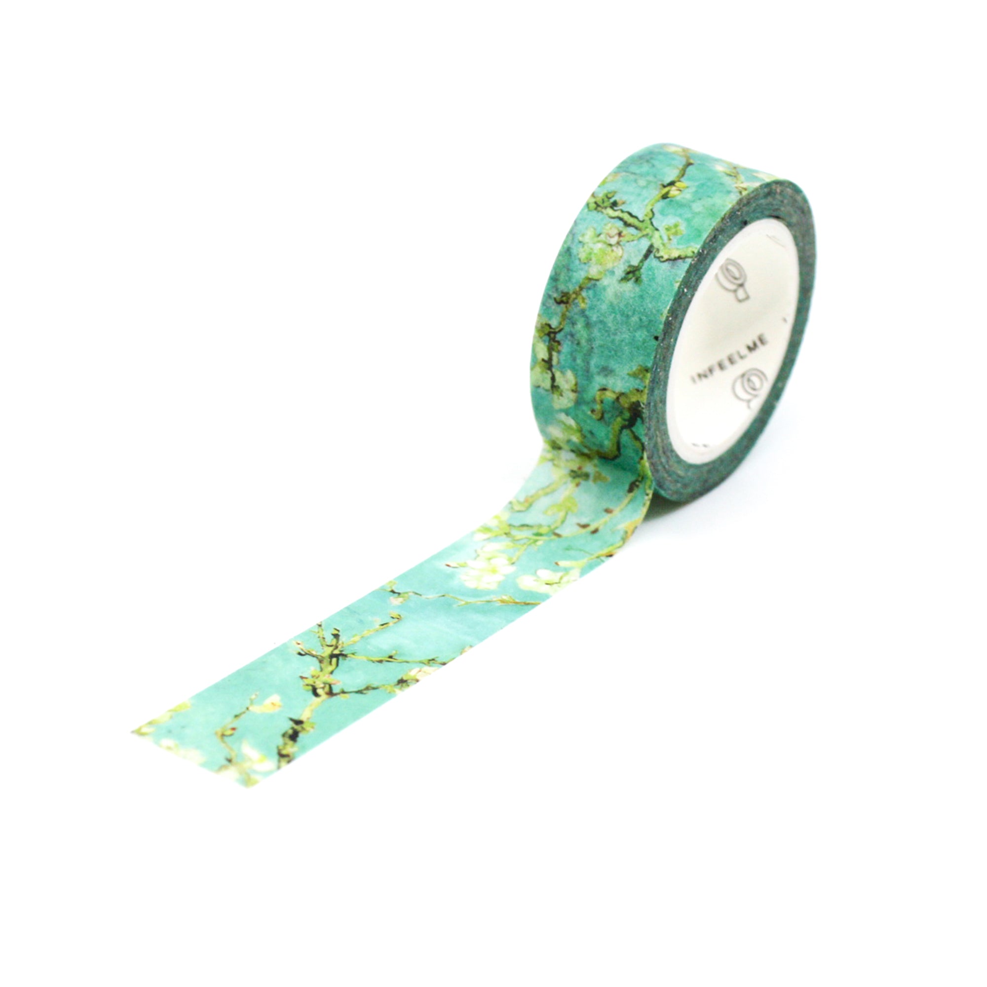 This pretty blue cherry Blossom floral tape is a vibrant floral pattern that is perfect for your BUJO and craft projects. Spring is in the air with this gorgeous tape. This tape is reminiscent of Van Gogh's Cherry Blossoms.
