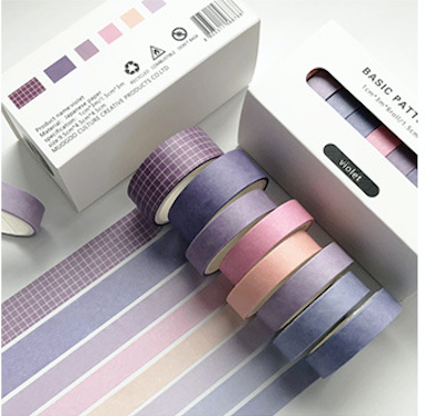 Color Coordinated Washi Tape Journaling Sets