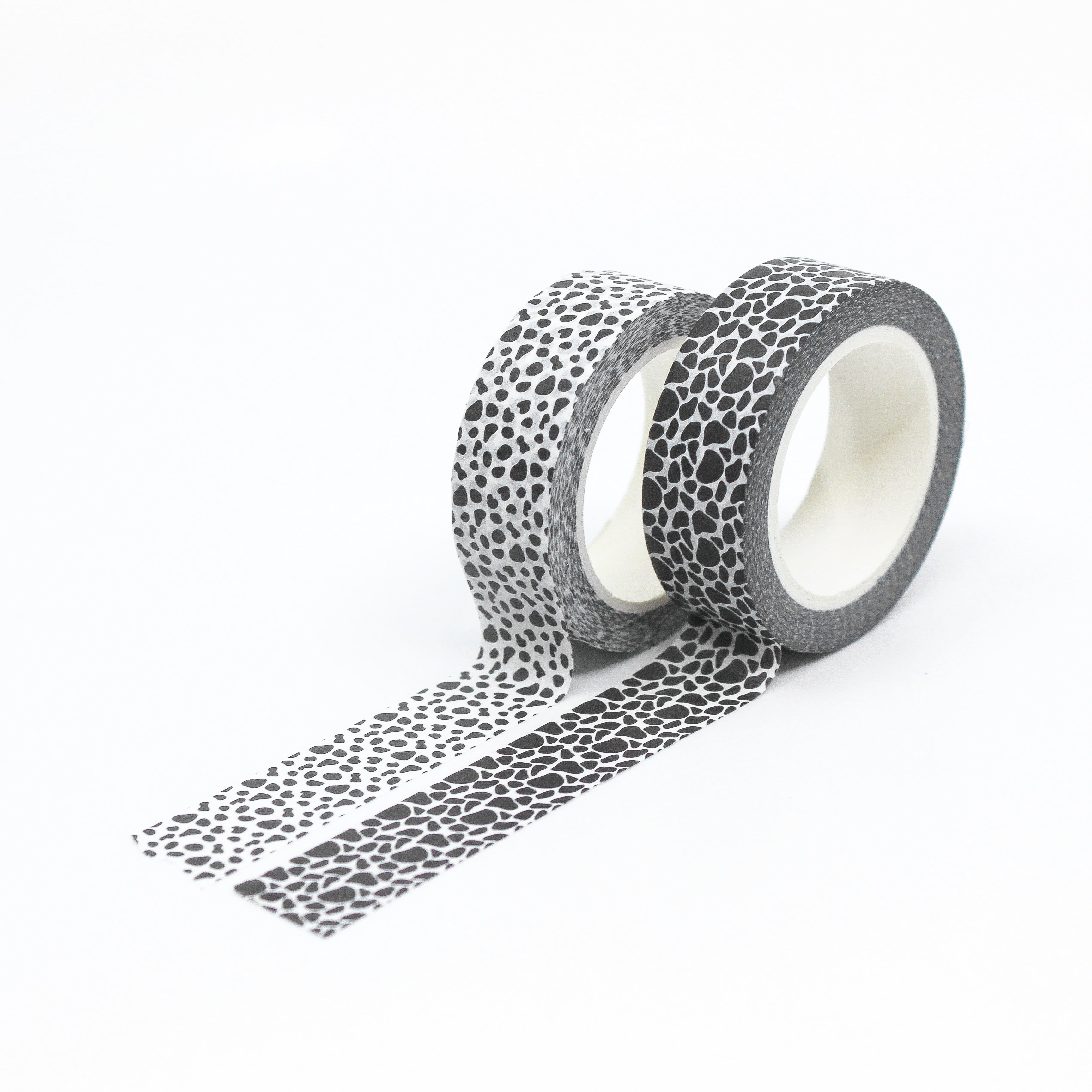 Modern White Animal Print Washi