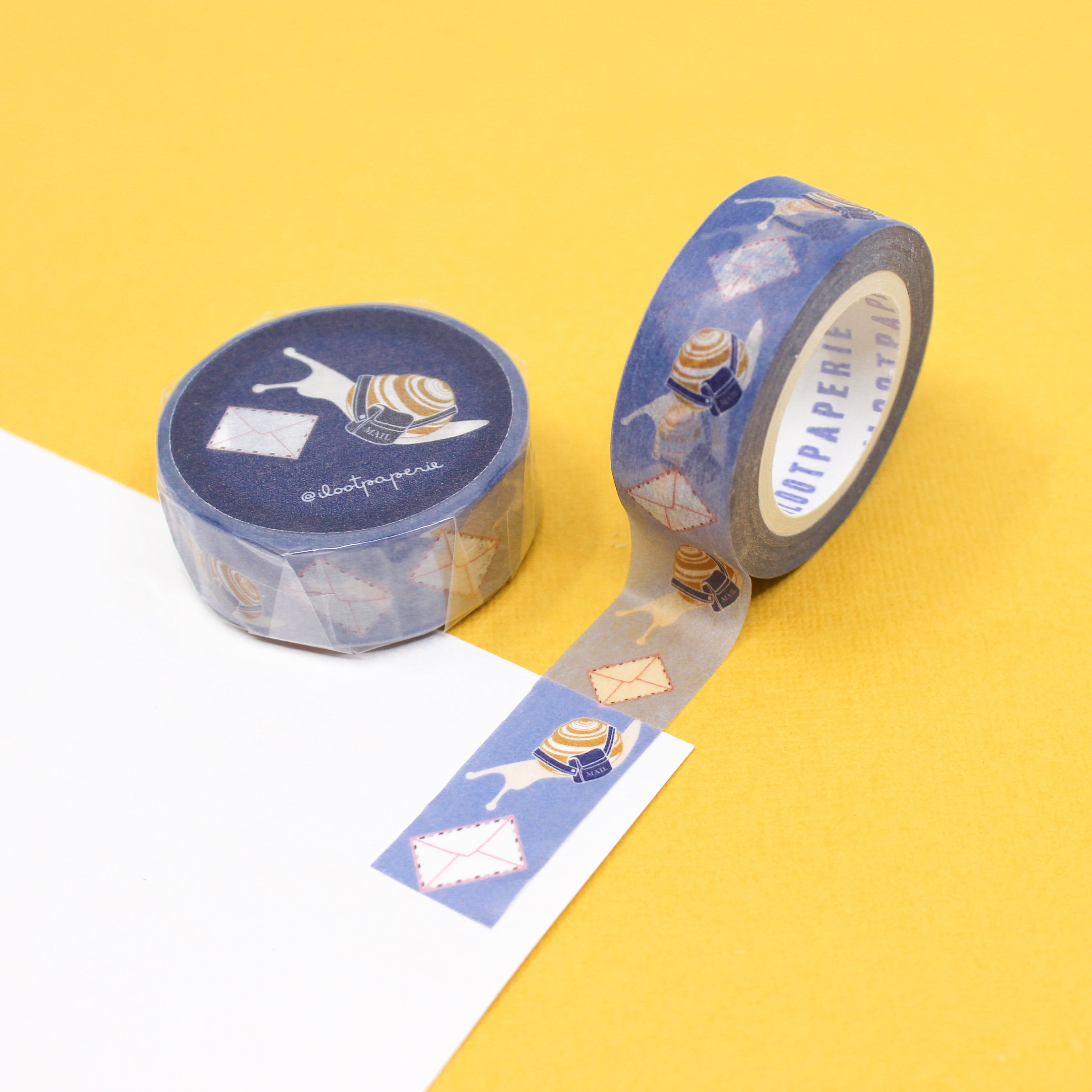This is little snail mail delivery envelope collection washi tape from BBB Supplies Craft Shop