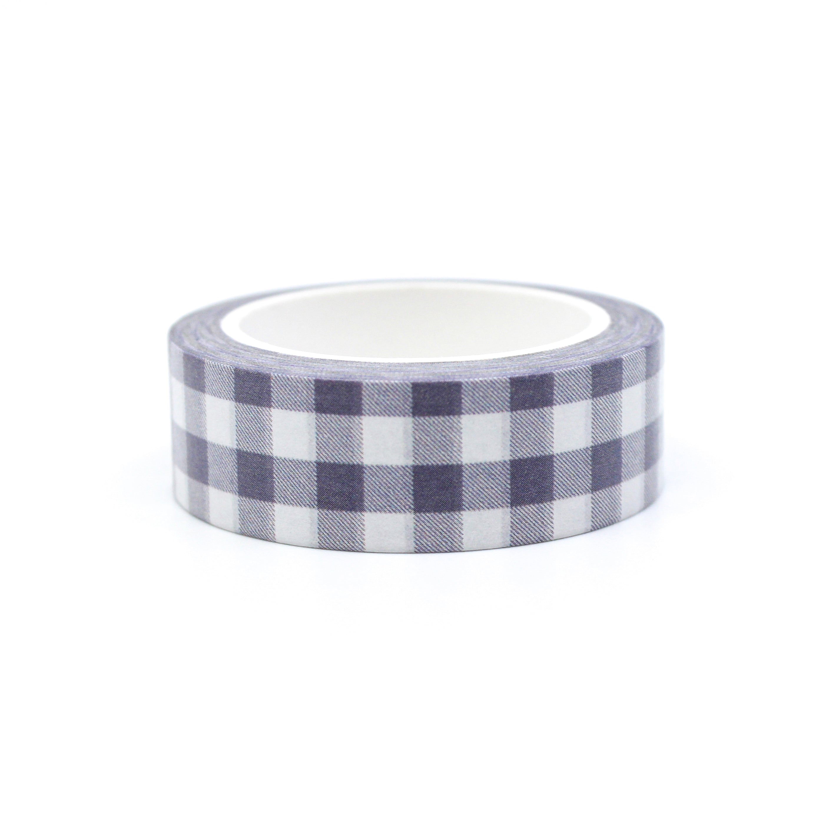 This is a pink plaid calendar supply Christmas Holiday washi tapes from BBB Supplies Craft Shop