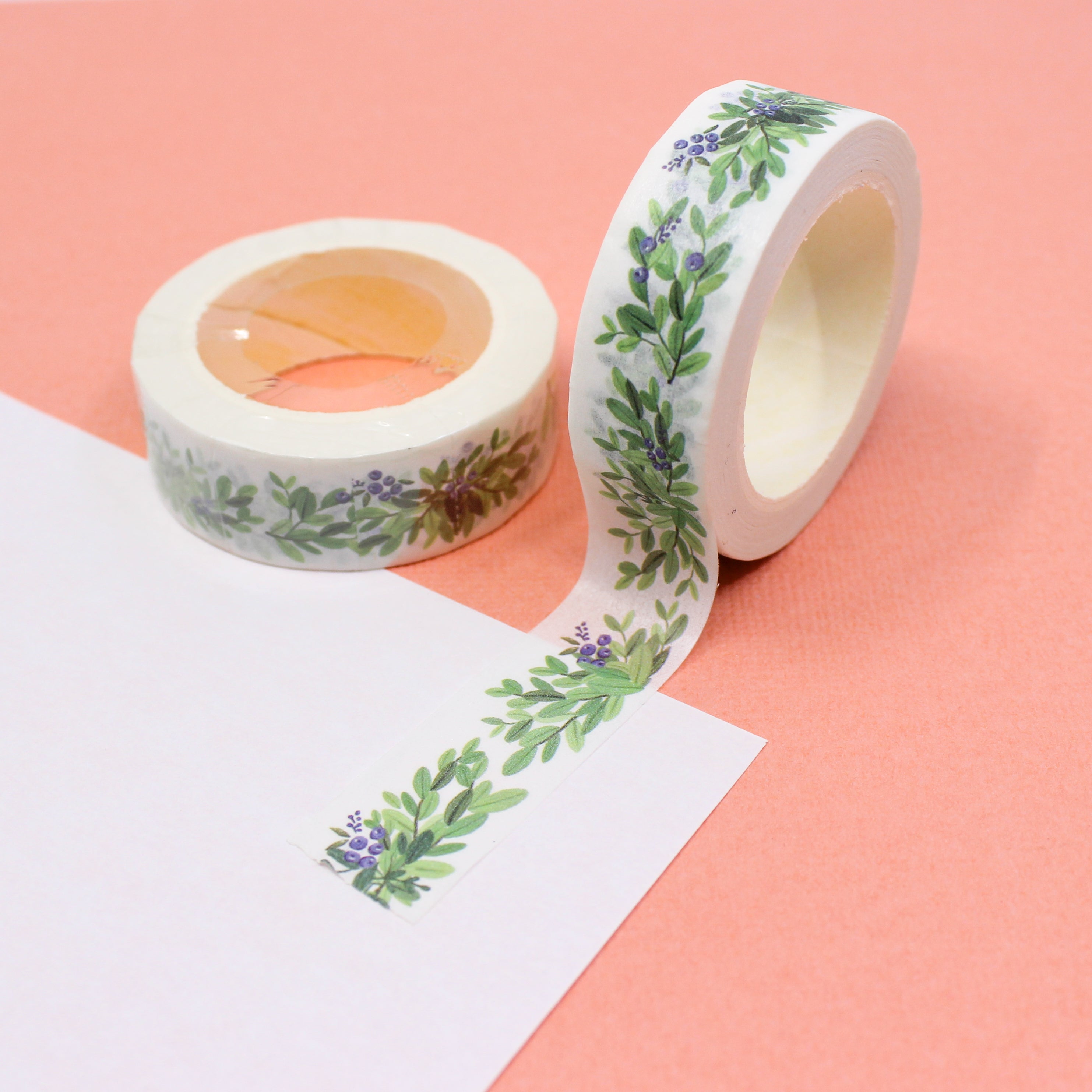 This a berry branch collections pattern washi tape from BBB Supplies Craft Shop
