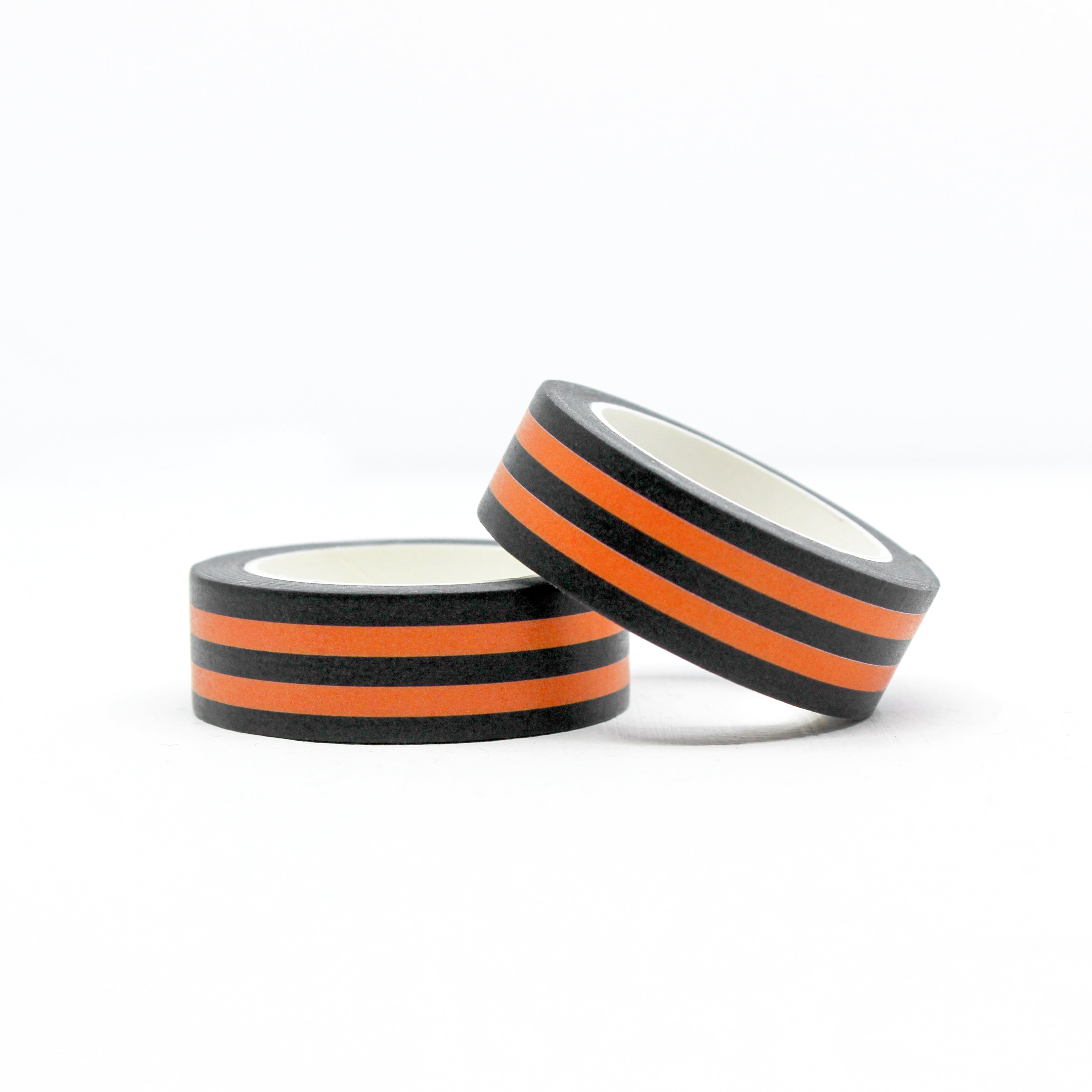 This is a roll of Halloween stripes washi tapes from BBB Supplies Craft Shop