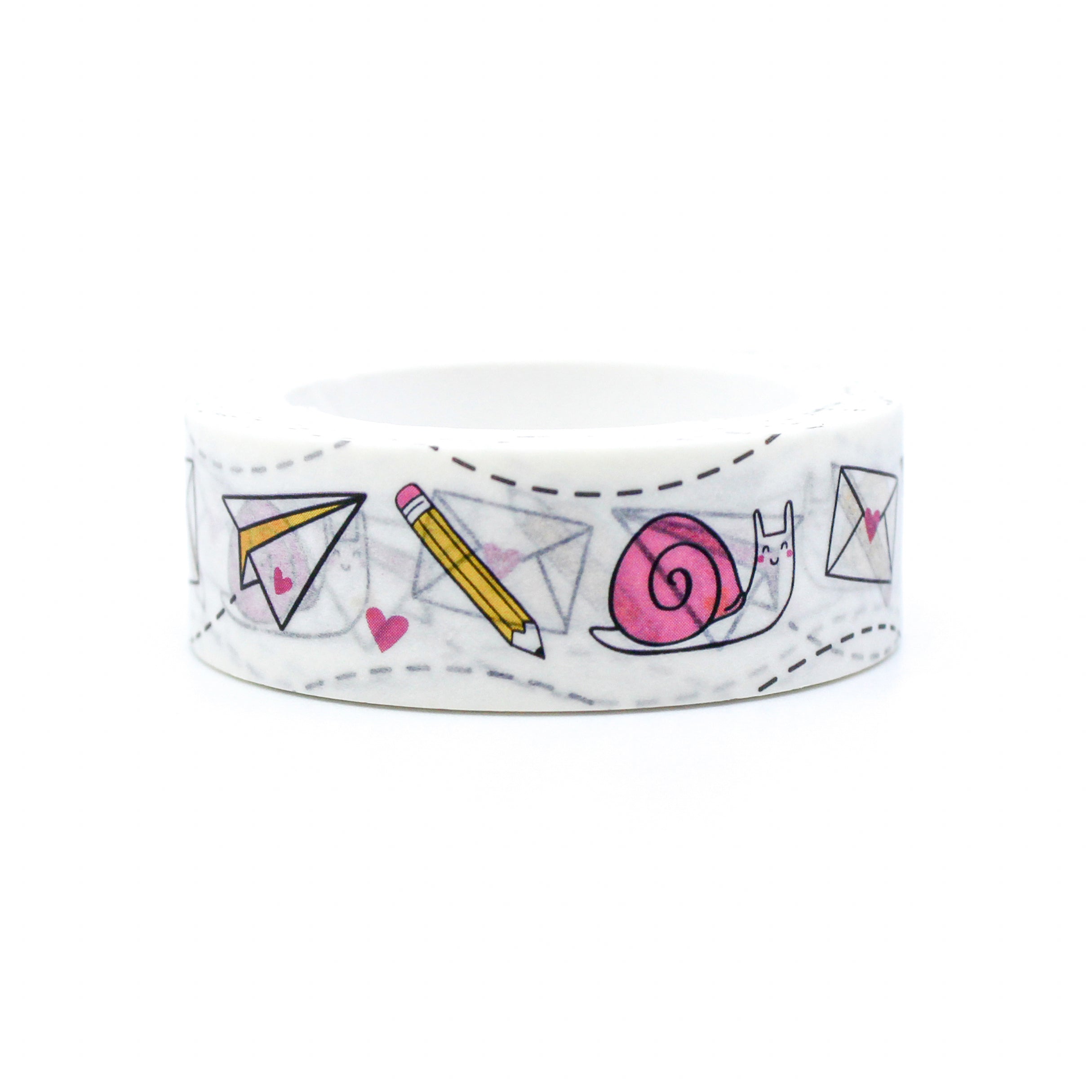This is snail mail washi tape from BBB Supplies Craft Shop