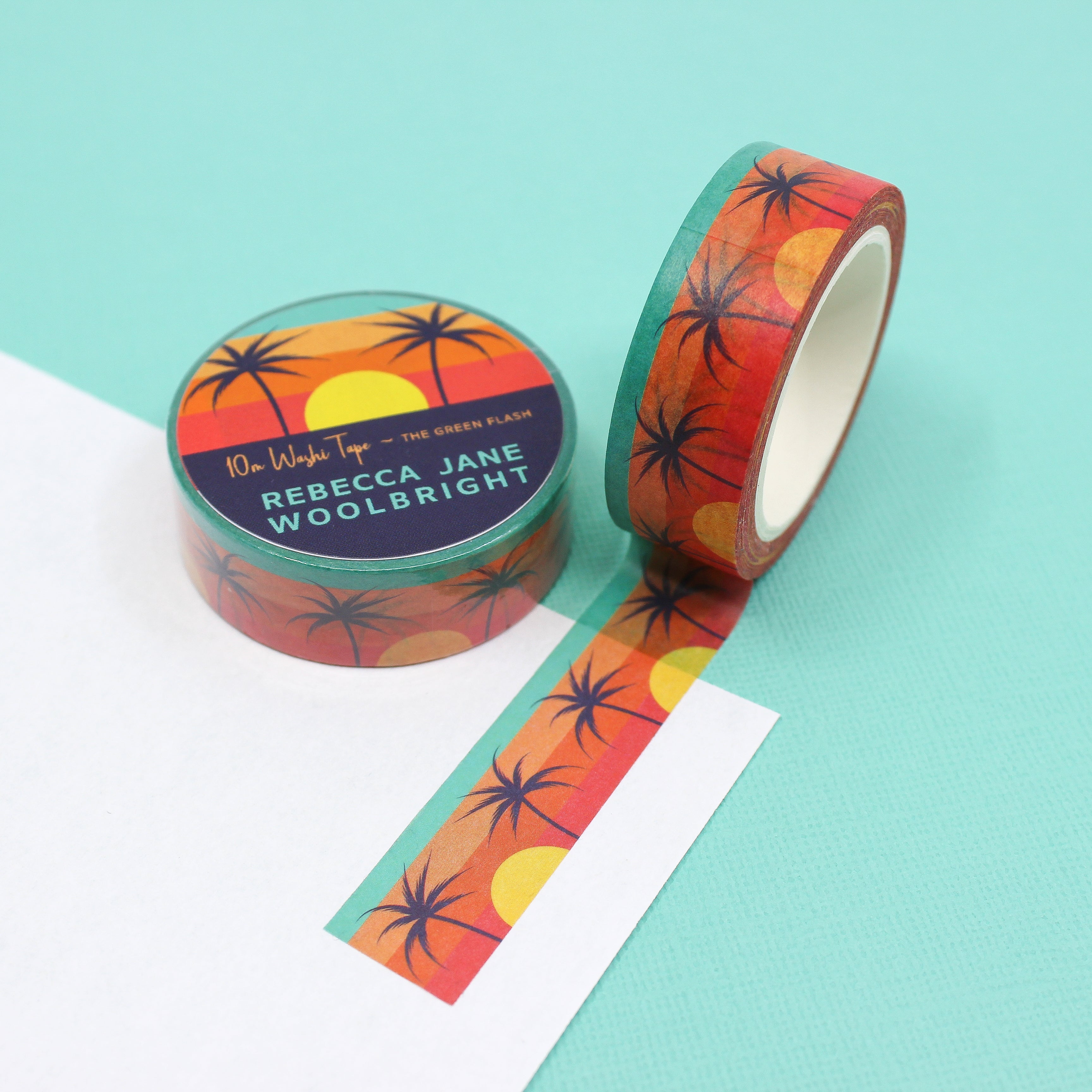 This is a pretty sunset view themed washi tape from BBB Supplies Craft Shop