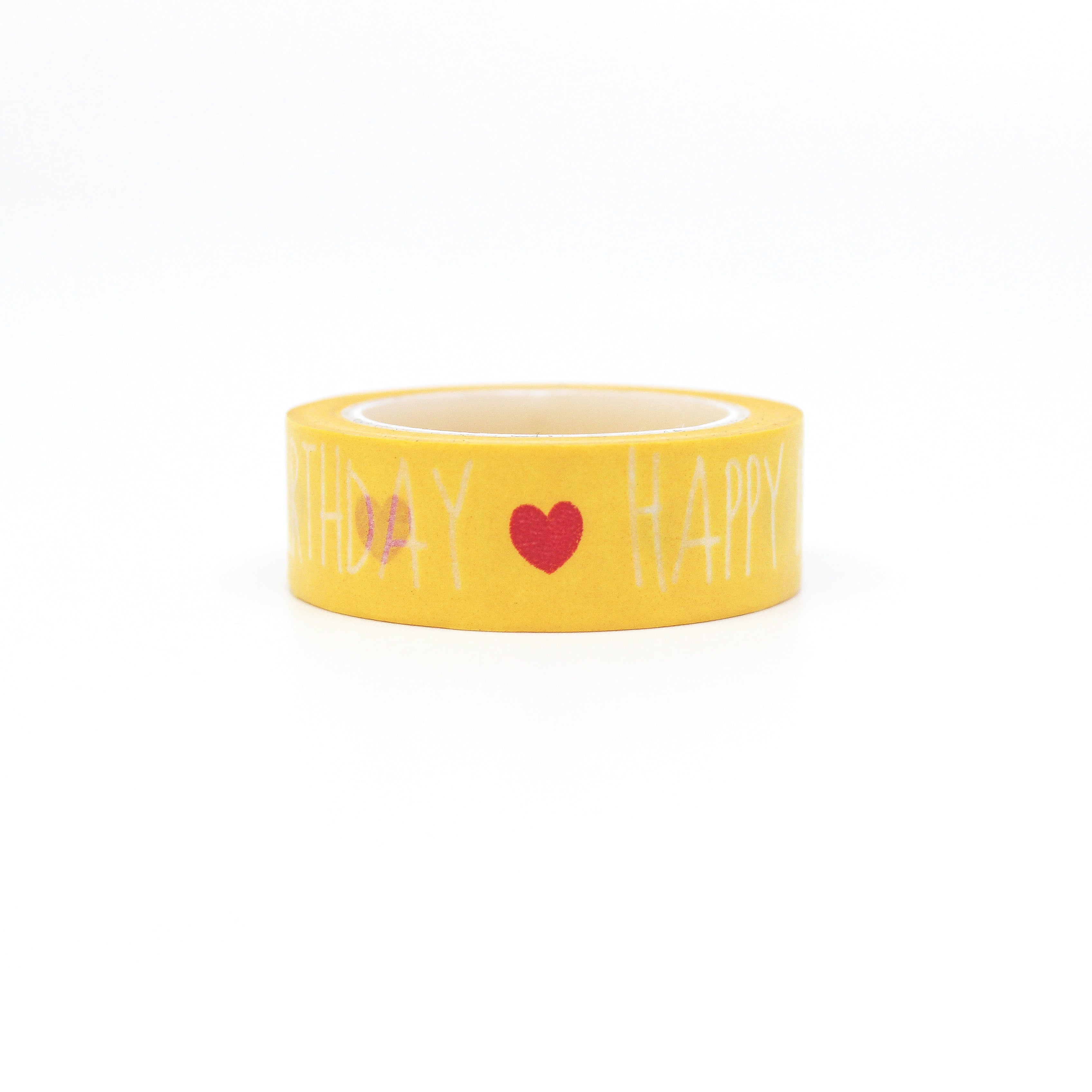 This is a cute happy birthday pattern washi tape from BBB Supplies Craft Shop