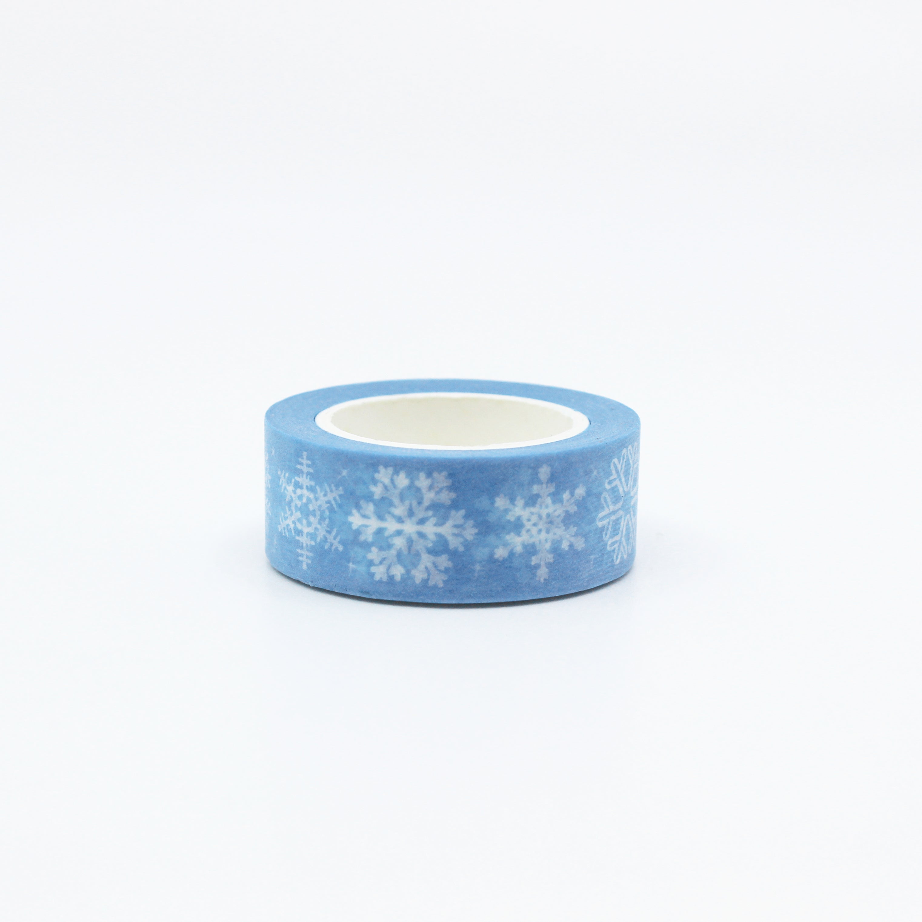 This is a Holiday Christmas light blue snowflake washi tapes from BBB Supplies Craft Shop