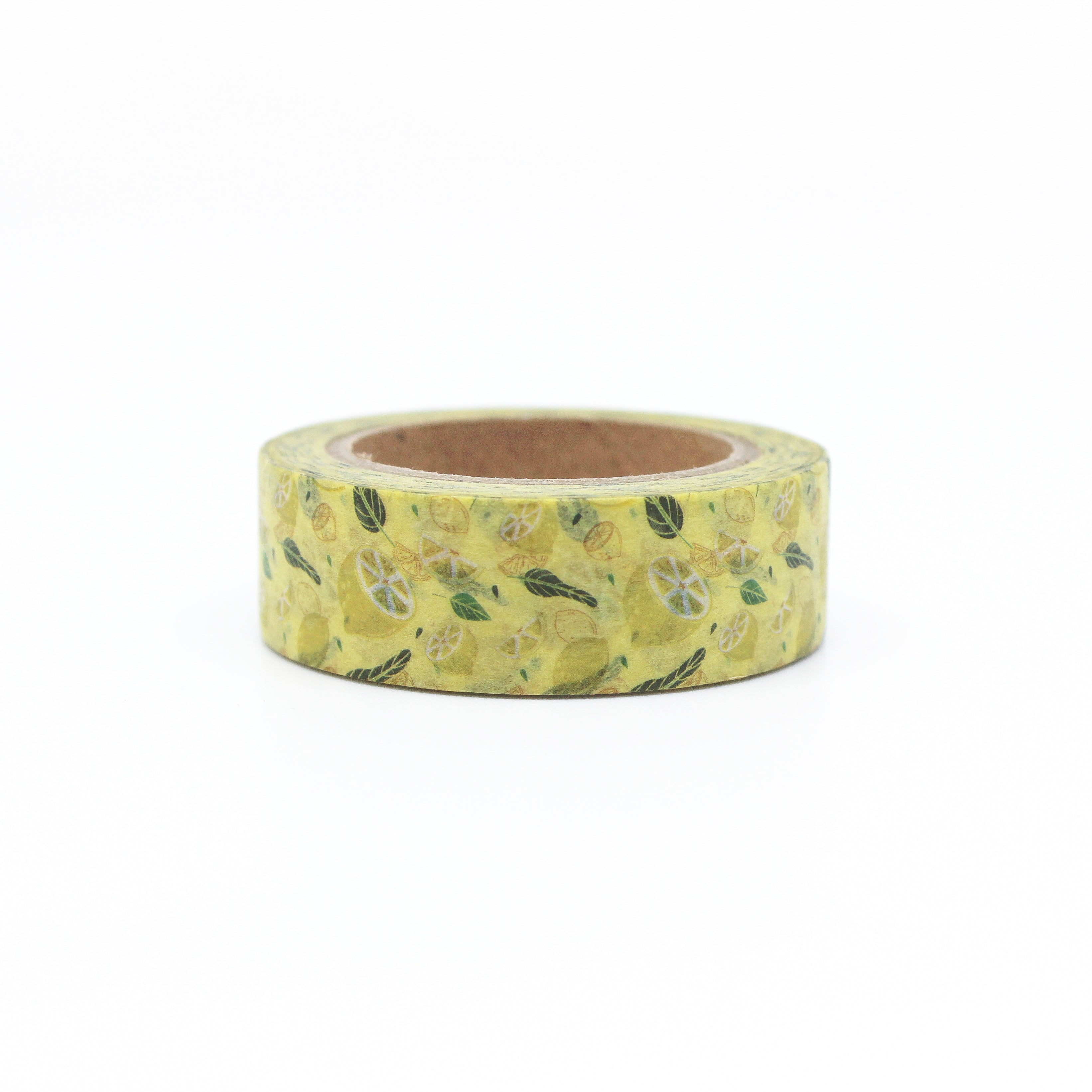 This is a refreshing yellow lemon washi tape from BBB Supplies Craft Shop