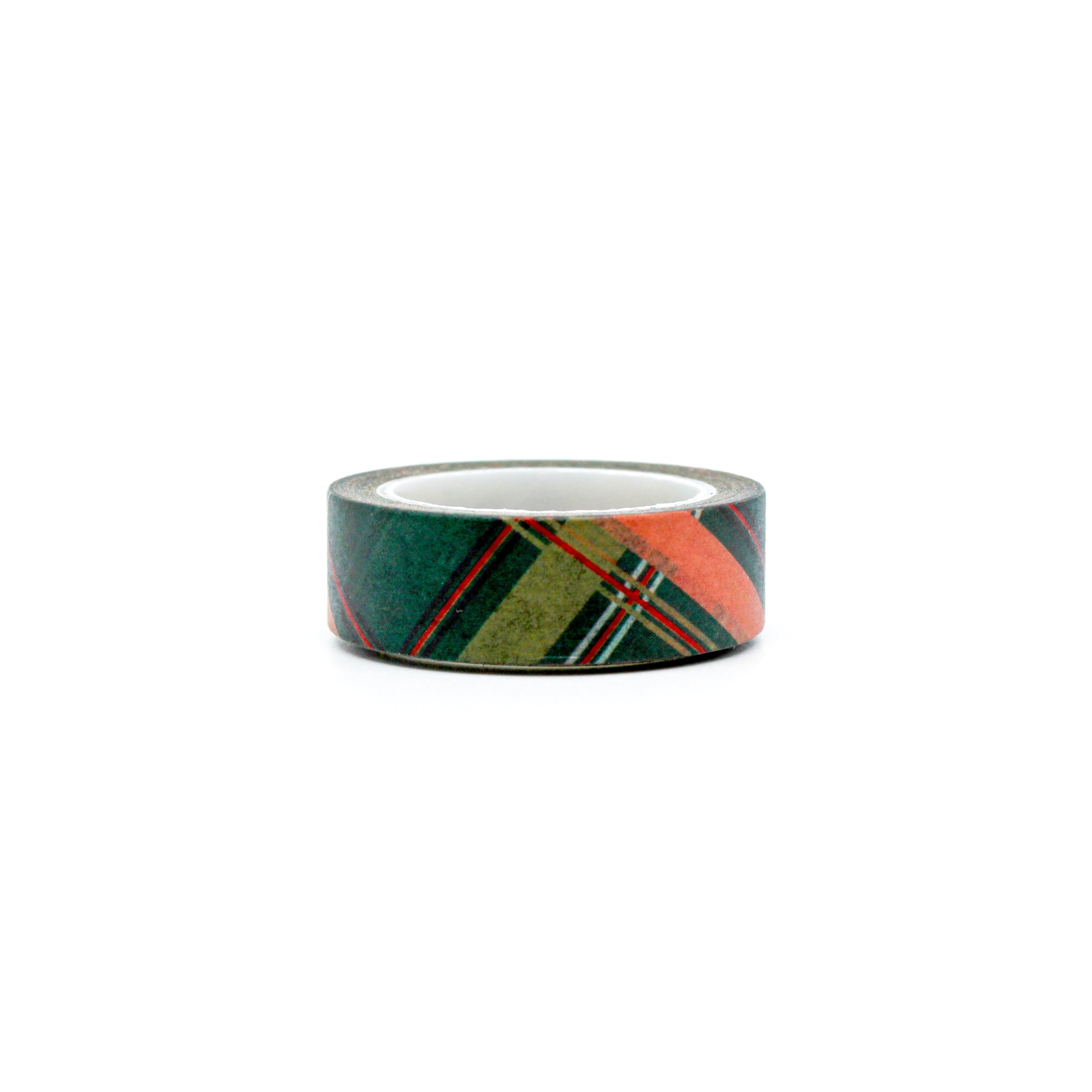 This is a cute Holiday plaid pattern washi tape from BBB Supplies Craft Shop