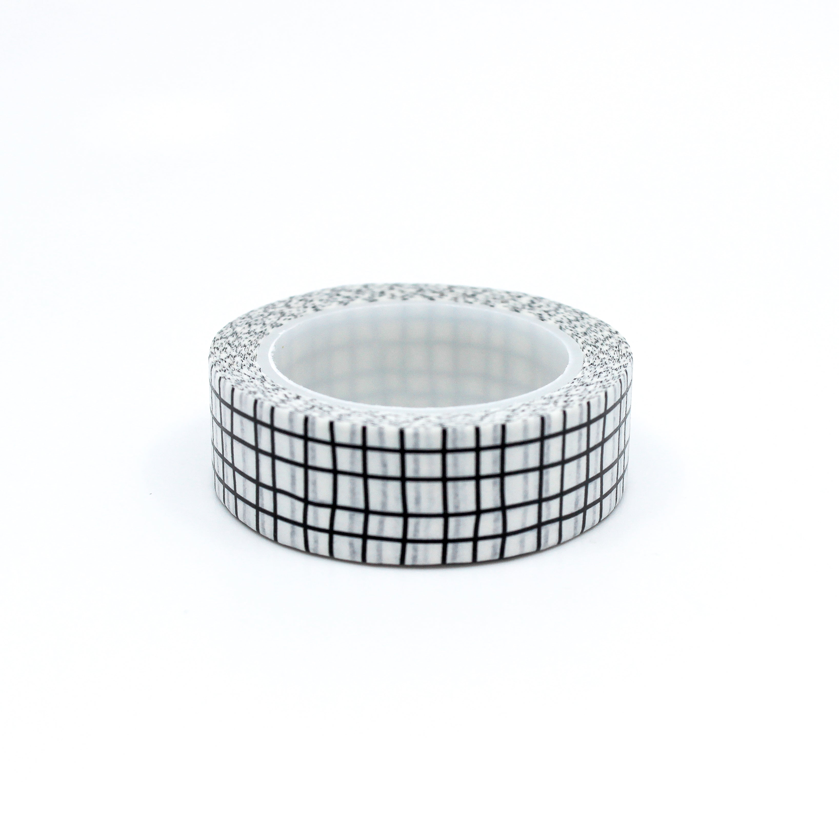 This is a cute white modern grid pattern washi tape from BBB Supplies Craft Shop