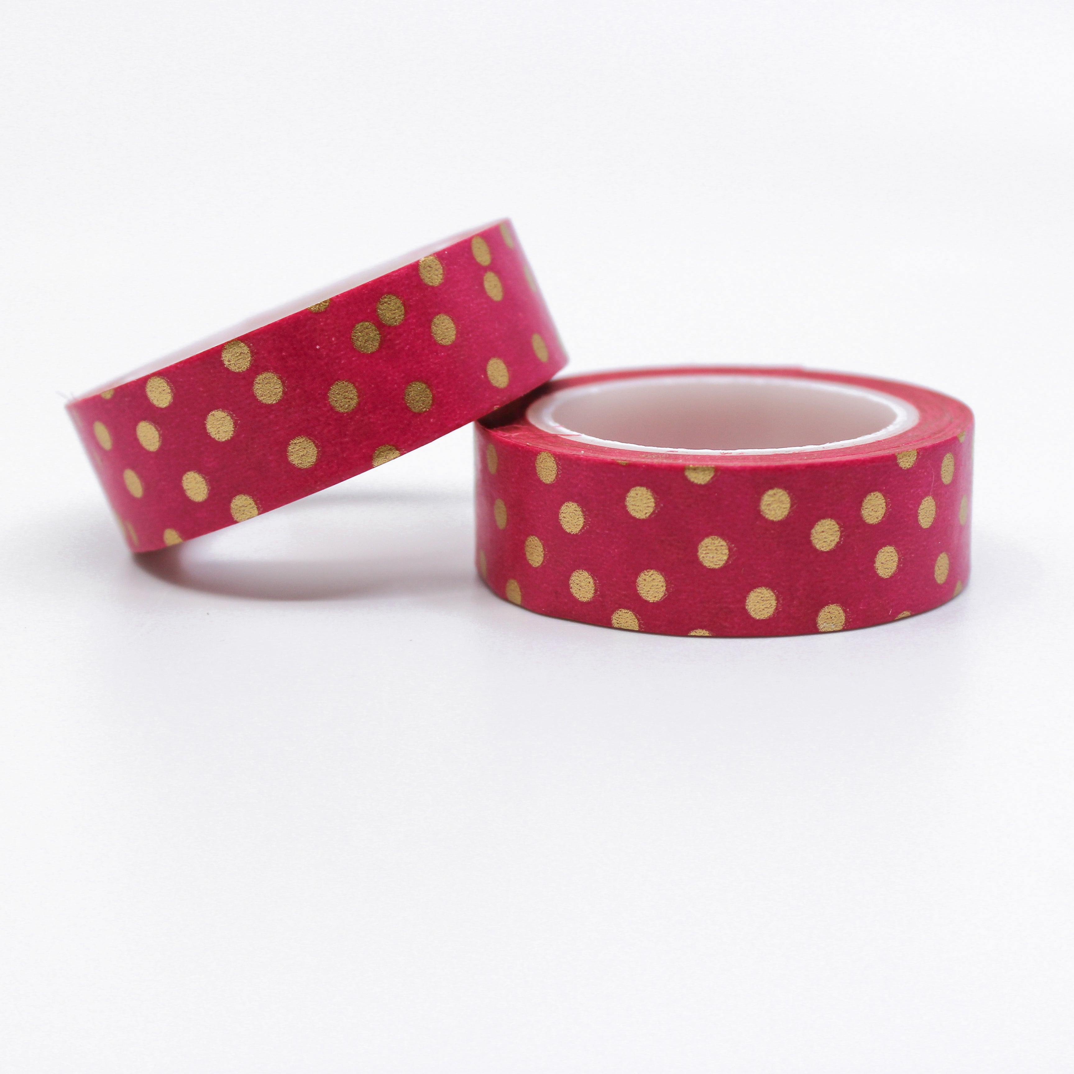 This is a cute polka dots pattern washi tapes from BBB Supplies Craft Shop