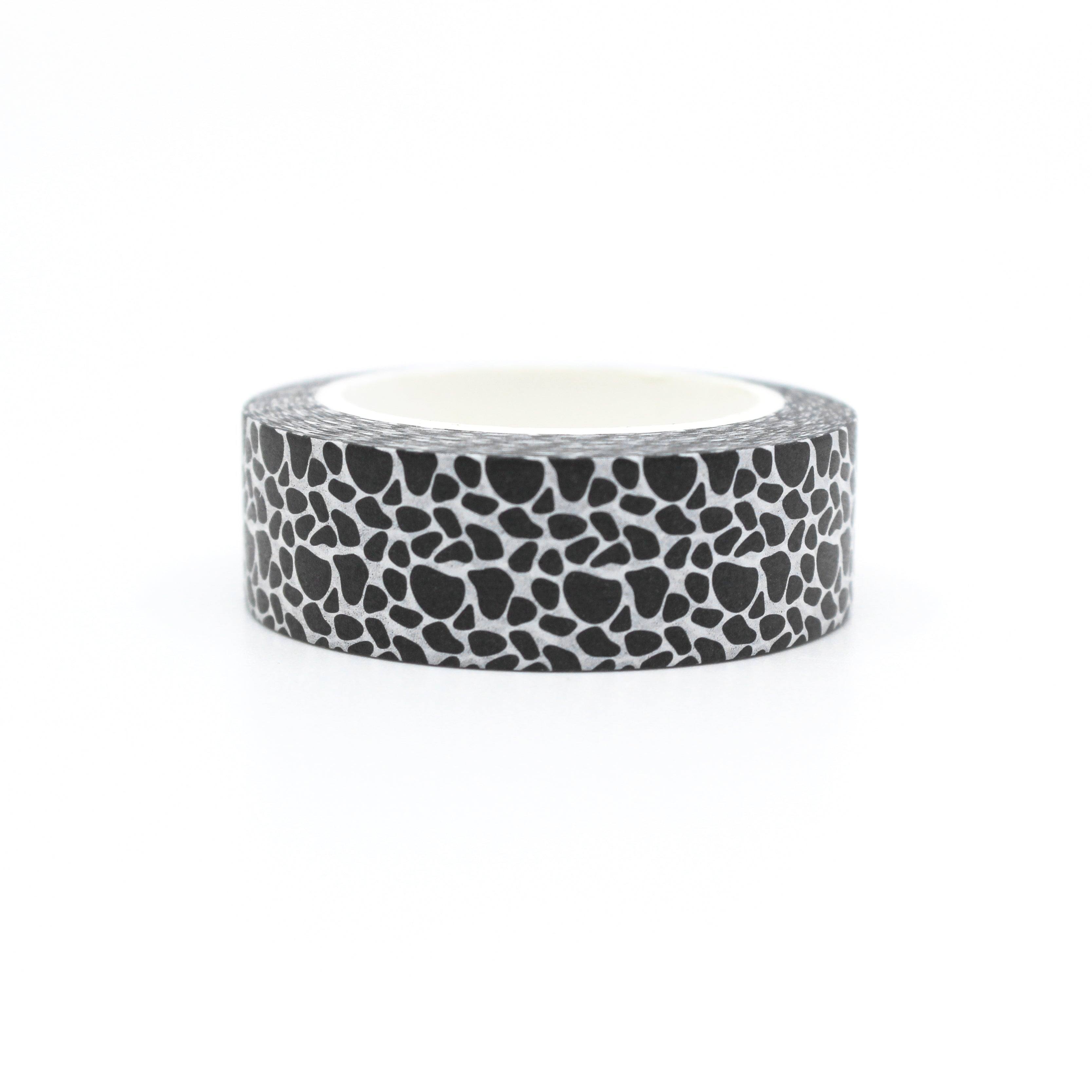 This is a black cow animal prints color washi tape from BBB Supplies Craft Shop