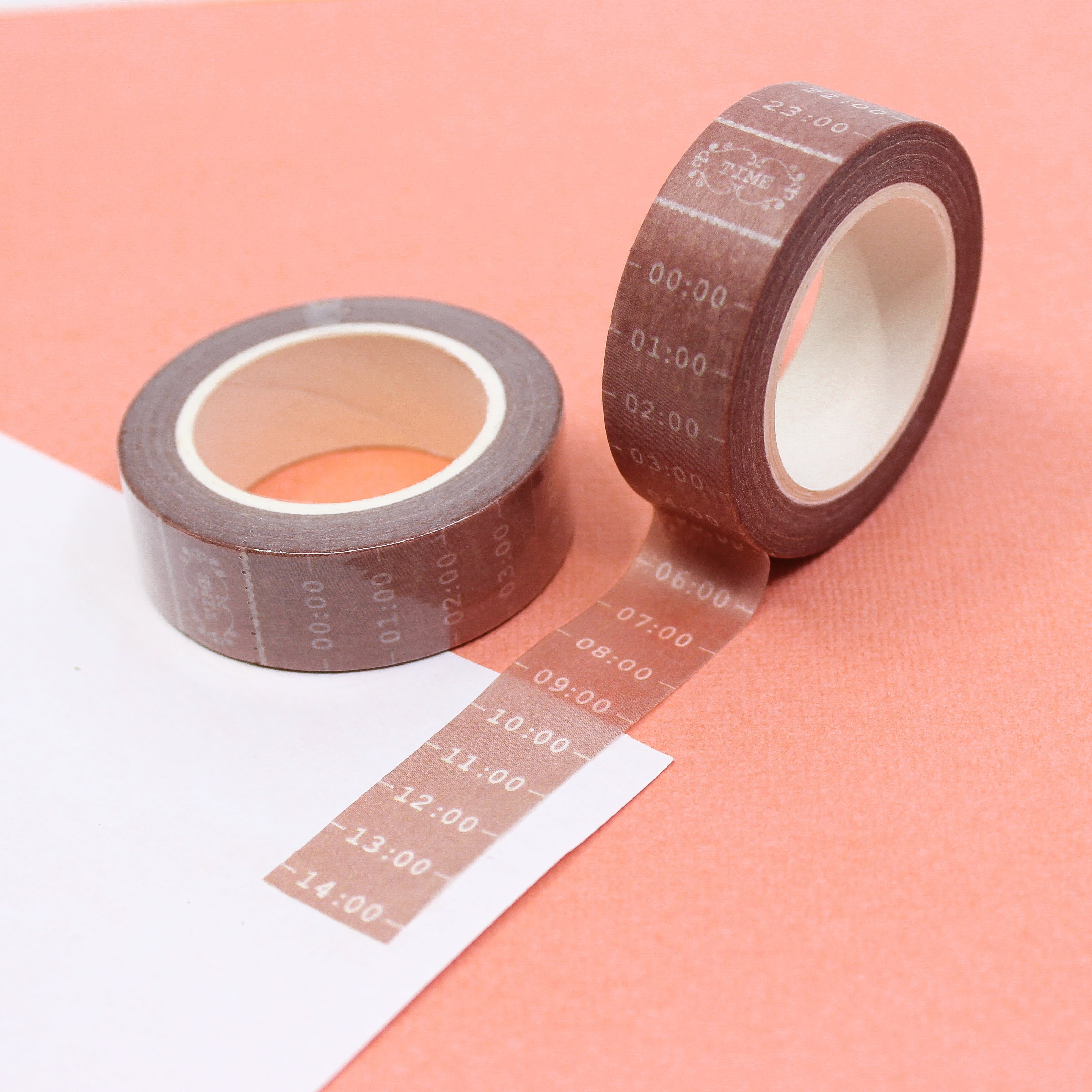 This is red or brown or red time-of-the day view themed washi tape from BBB Supplies Craft Shop
