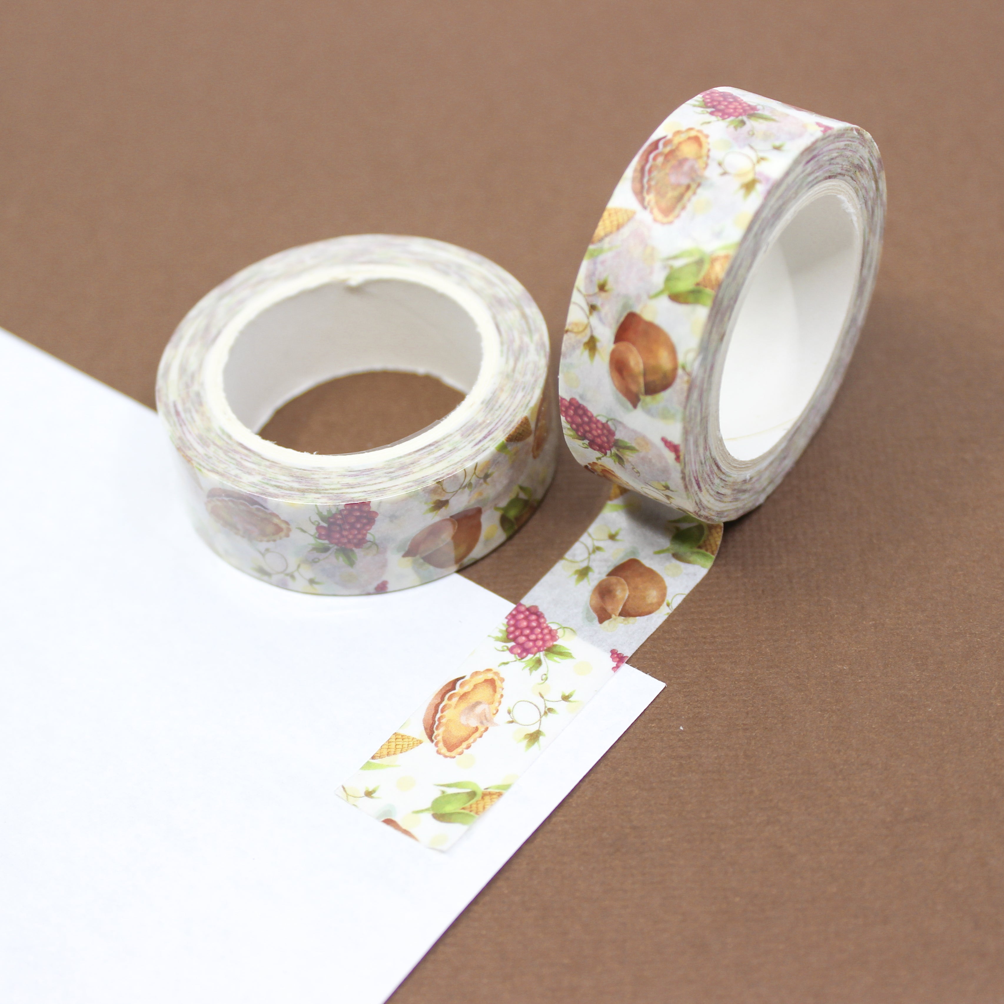 This is a delicious turkey pie view themed washi tape from BBB Supplies Craft Shop