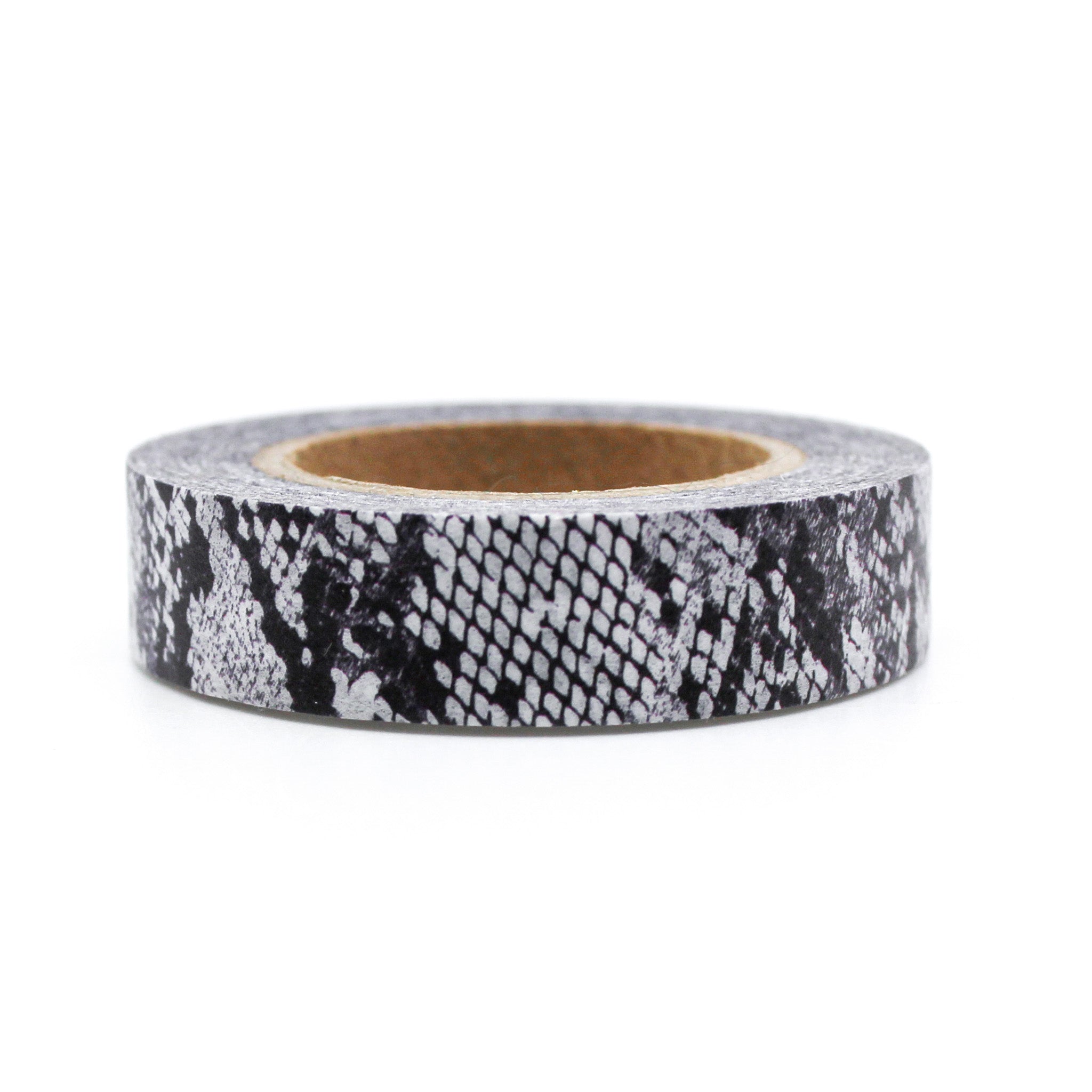 This is a black snake skin tone washi tape from BBB Supplies Craft Shop