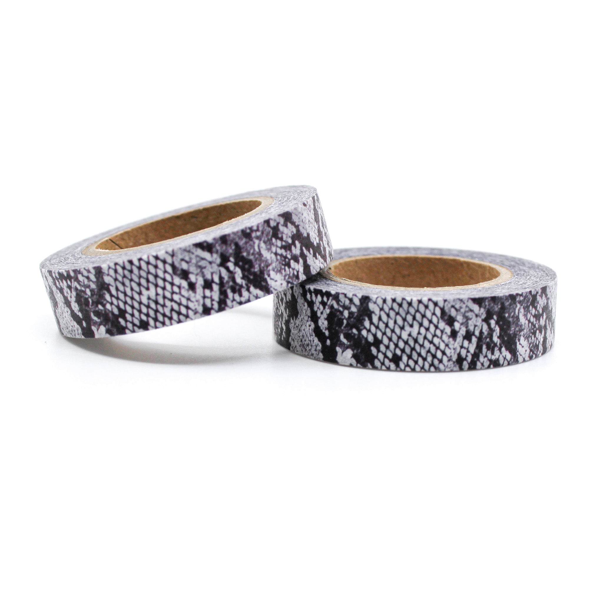 This is a black and white skin of the snake pattern for Journal Supplies, Scrapbooking washi tapes from BBB Supplies Craft Shop