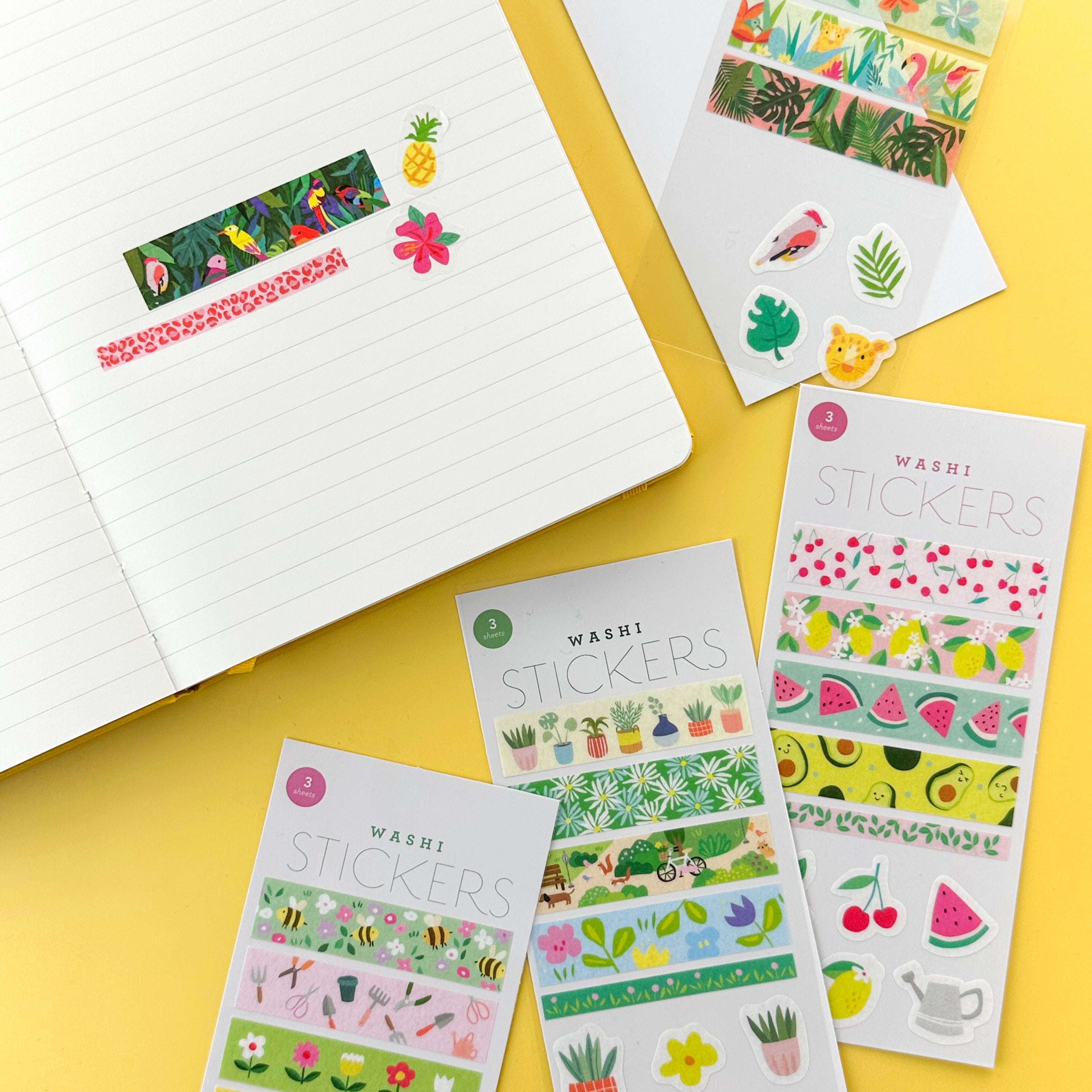 Washi Sticker Sheets